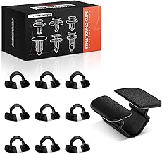 Frankberg Lot de 10 clips de fixation pour capot, en nylon, compatibles avec Ibiza III 6L1 A4 8E2 A3 8L1 A3 8P1 A6 Avant 4F5 TT 8J3 Q7 4L Remplace 8E0863727A-10