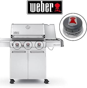 Weber 88848 Gas Grill Burner Knobs