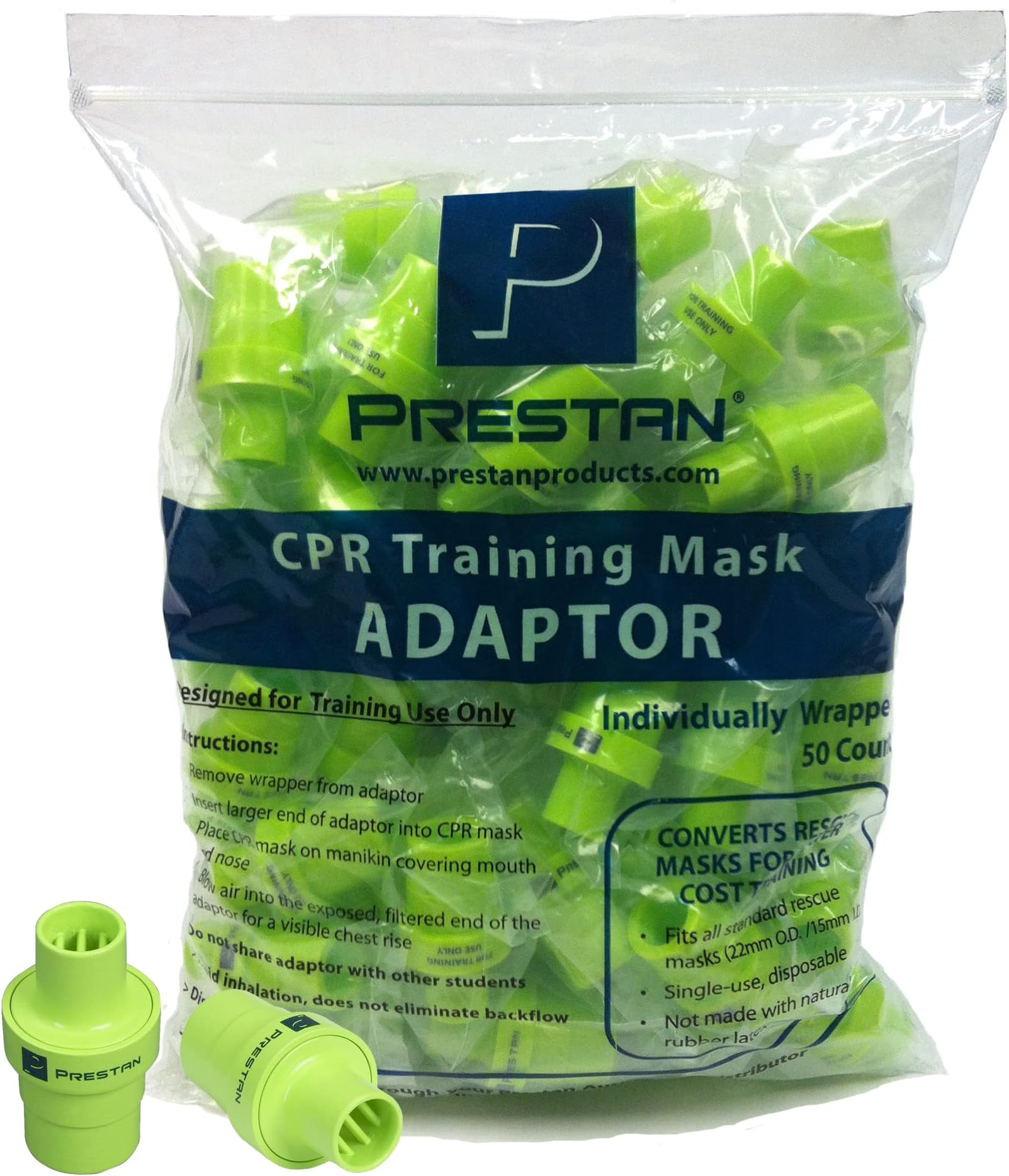 CPR Mask Training Mask Adaptor - Training Valve