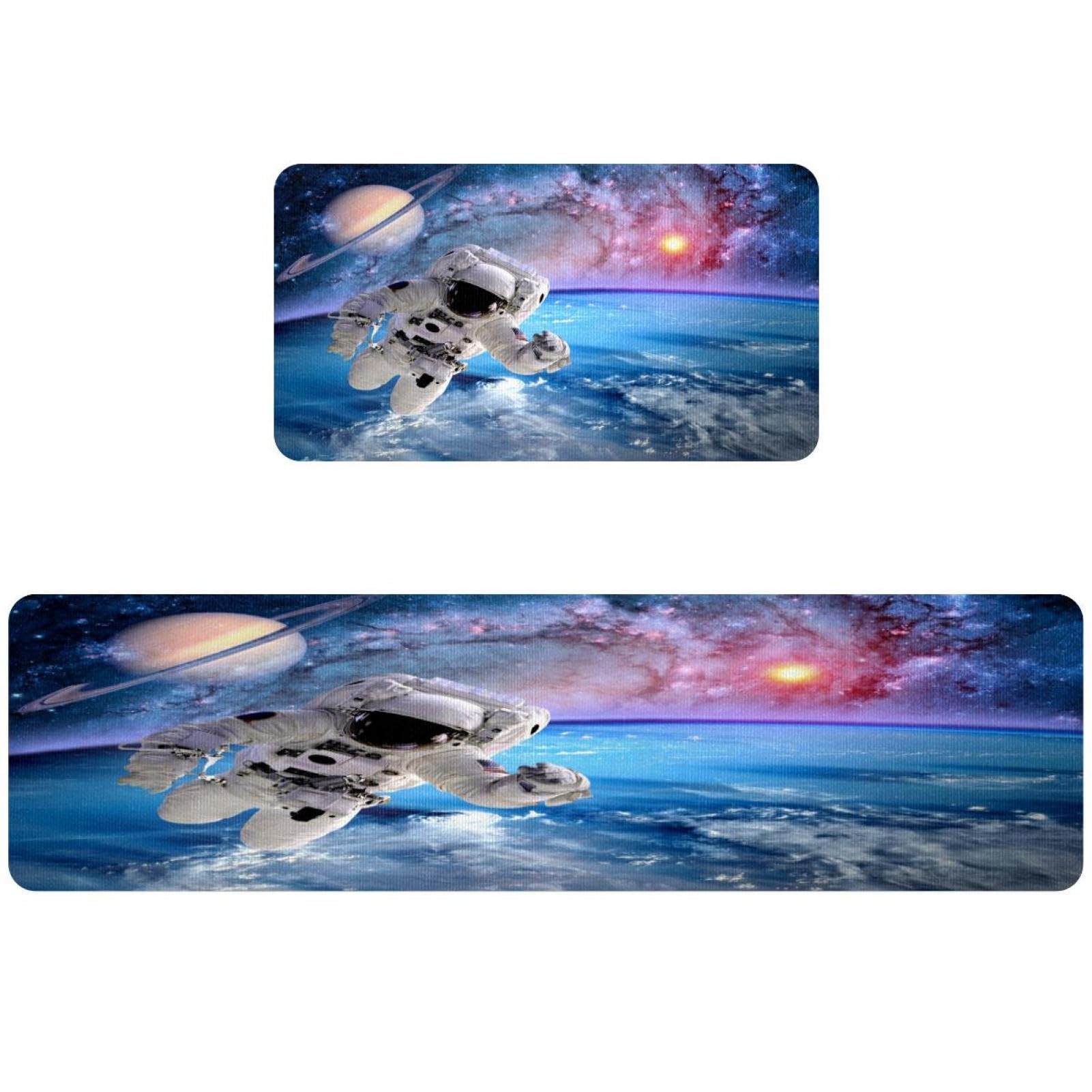 Alfombra de cocina de astronauta antideslizante ideal para pasillo y zona de lavandería