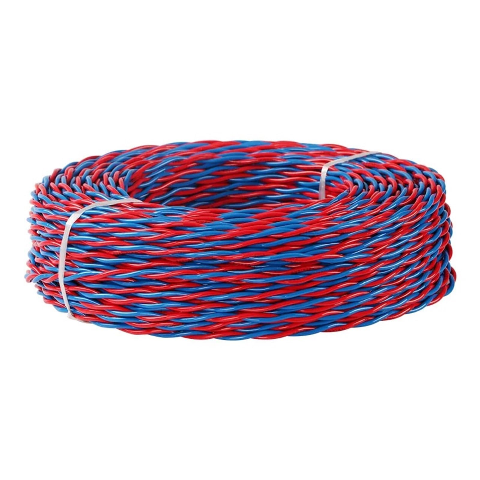 Cable Electrónico De Par Trenzado RVs 5m, Cobre, 2 Núcleos, 20/18/17/15/13AWG, Retardante Llama, Alimentación Multicolor for Electrodomésticos(Red Yellow Cable,5 m 13AWG)