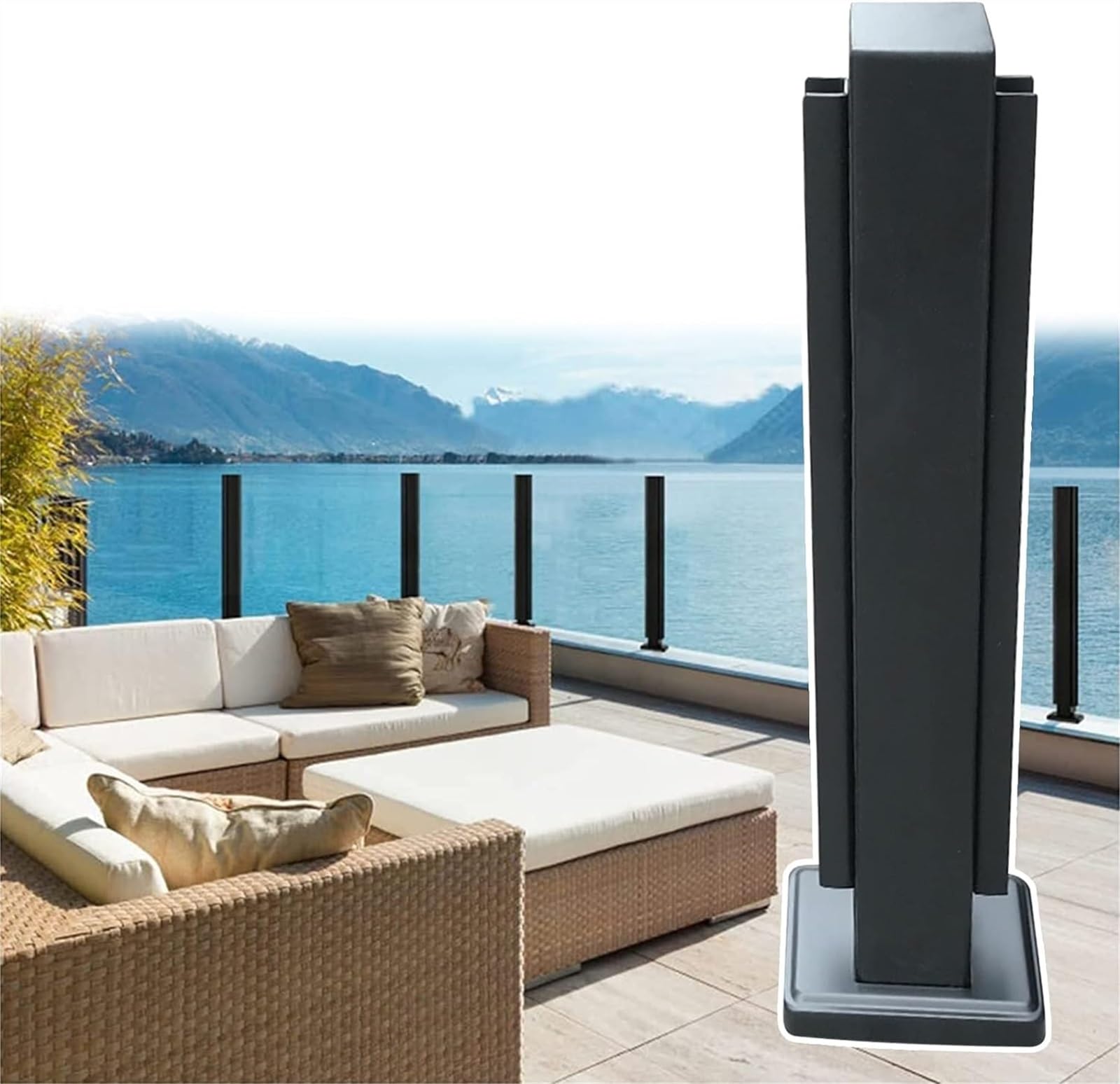 Poteaux de garde-corps pour patios et terrasses de jardin