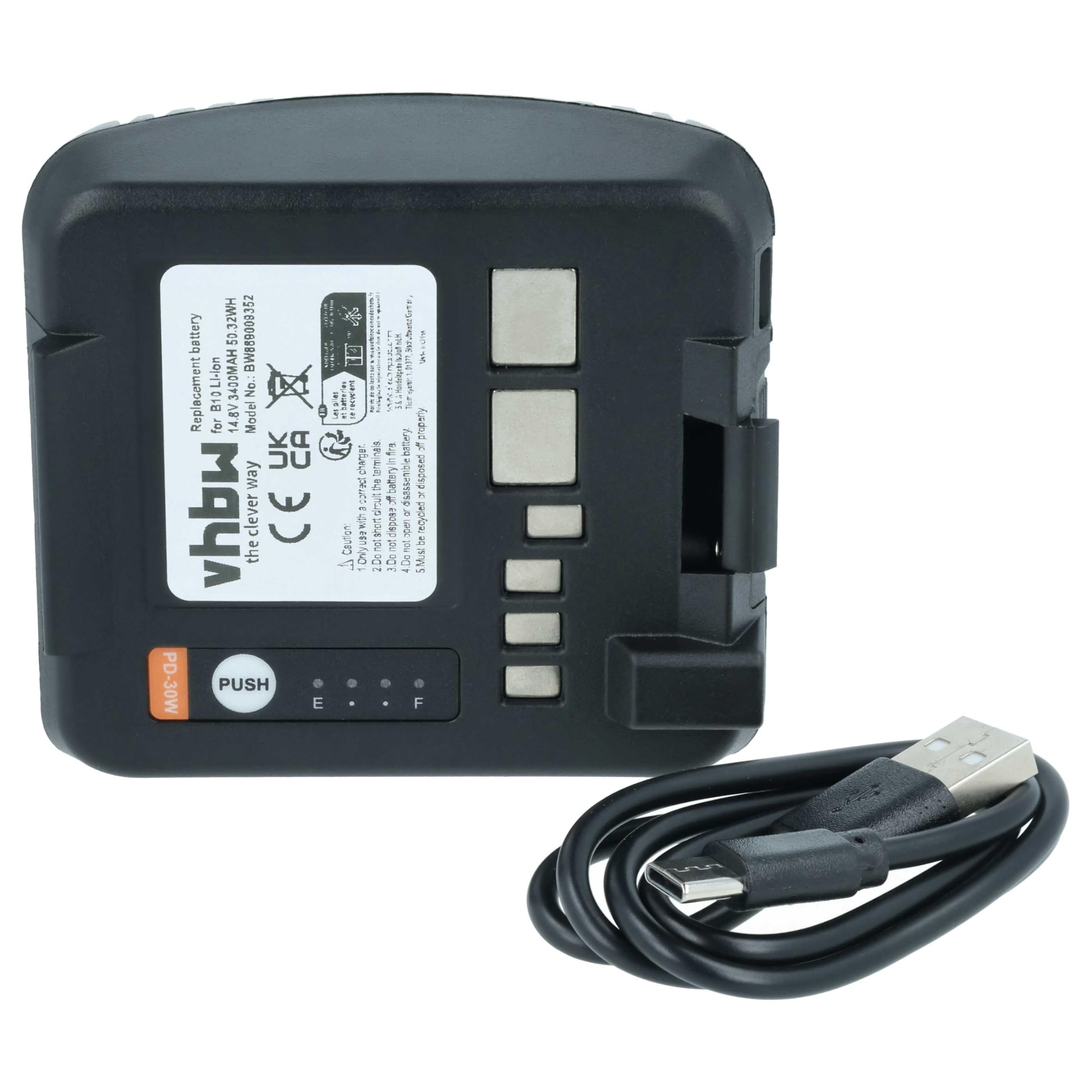 vhbw Bateria kompatybilna z Profoto B30, B10X, B10 Plus, B20, B10X Plus
