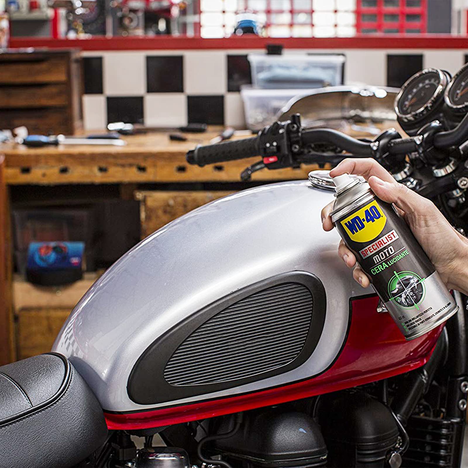 WD-40 - Cera y brillo SPECIALIST MOTORBIKE 400 ml (caja de 6 uds)