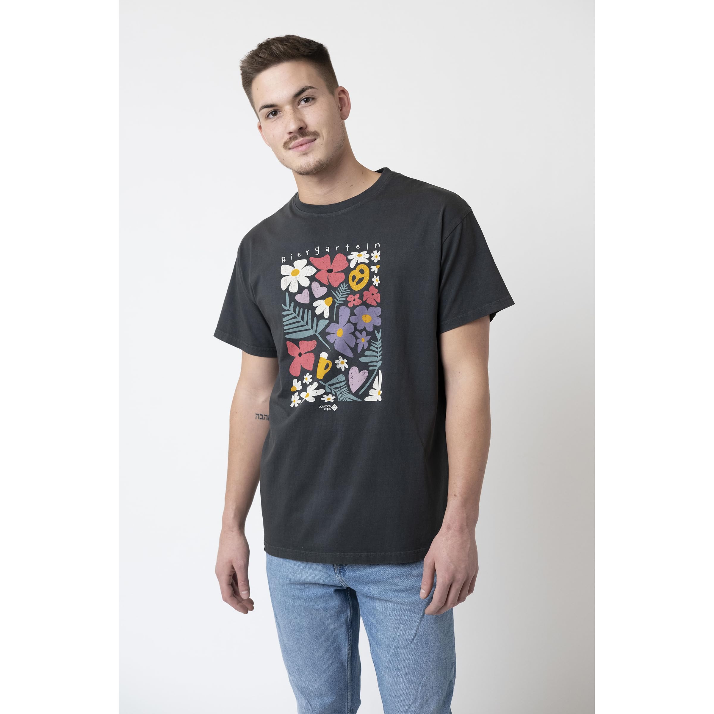 Bavarian Caps Herren Biergarteln T-Shirt