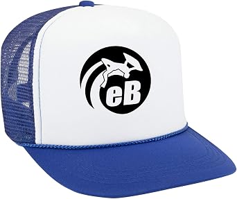 eBodyboarding Trucker Circle Hat Youth - Royal Blue/White/Royal Blue
