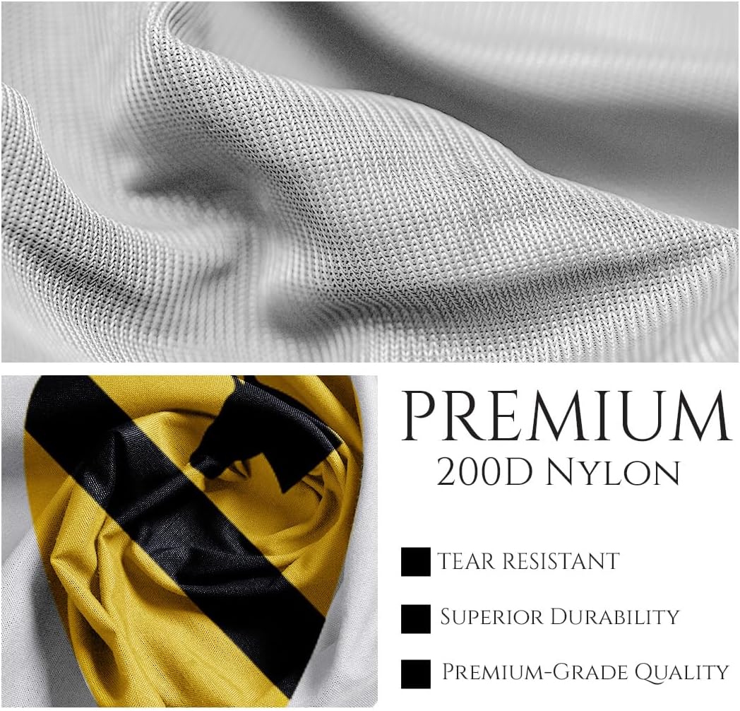 Promopatriot United States Army 1st Cavalry Division of United States Military flag 3ft x 5ft, Printed 200D Nylon with Brass Grommets 3'x5' House Banner 90cm x 150cm Double Stitched Indoor Outdoor Pole