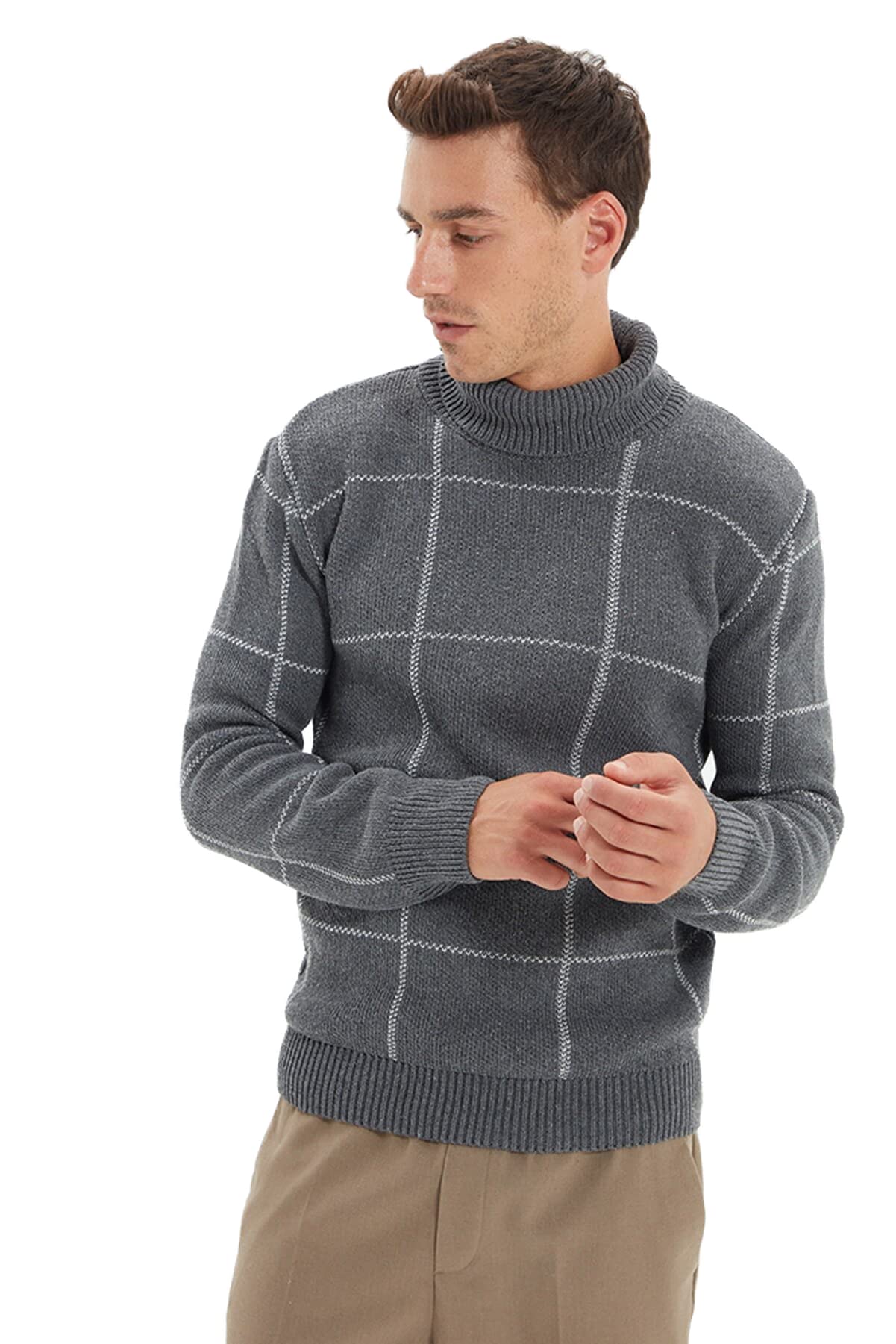 Trendyol Man Regular fit Basic Turtleneck Knitwear Sweater