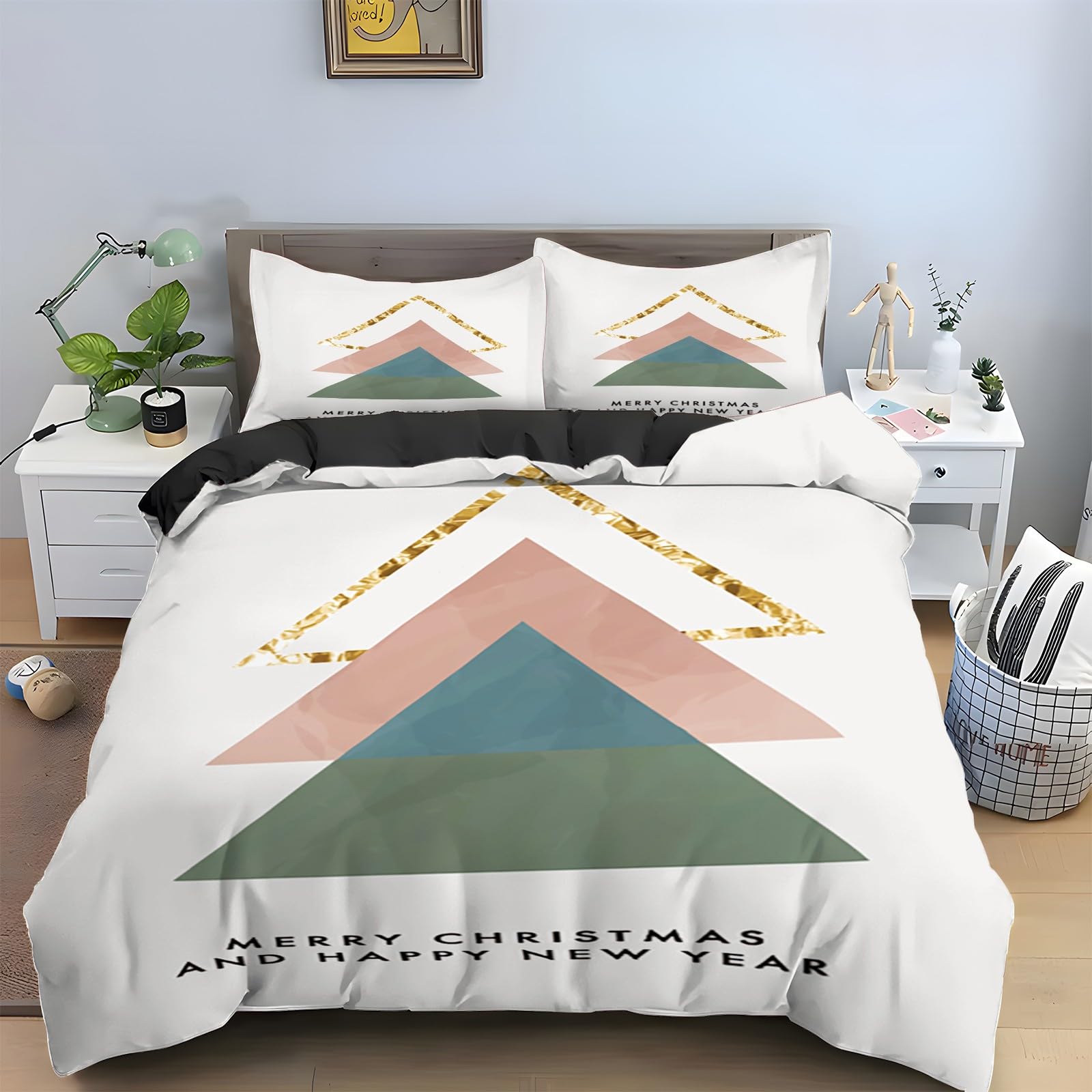 Décoration du Nouvel An dans votre chambre avec la parure de lit de Noël 240x260