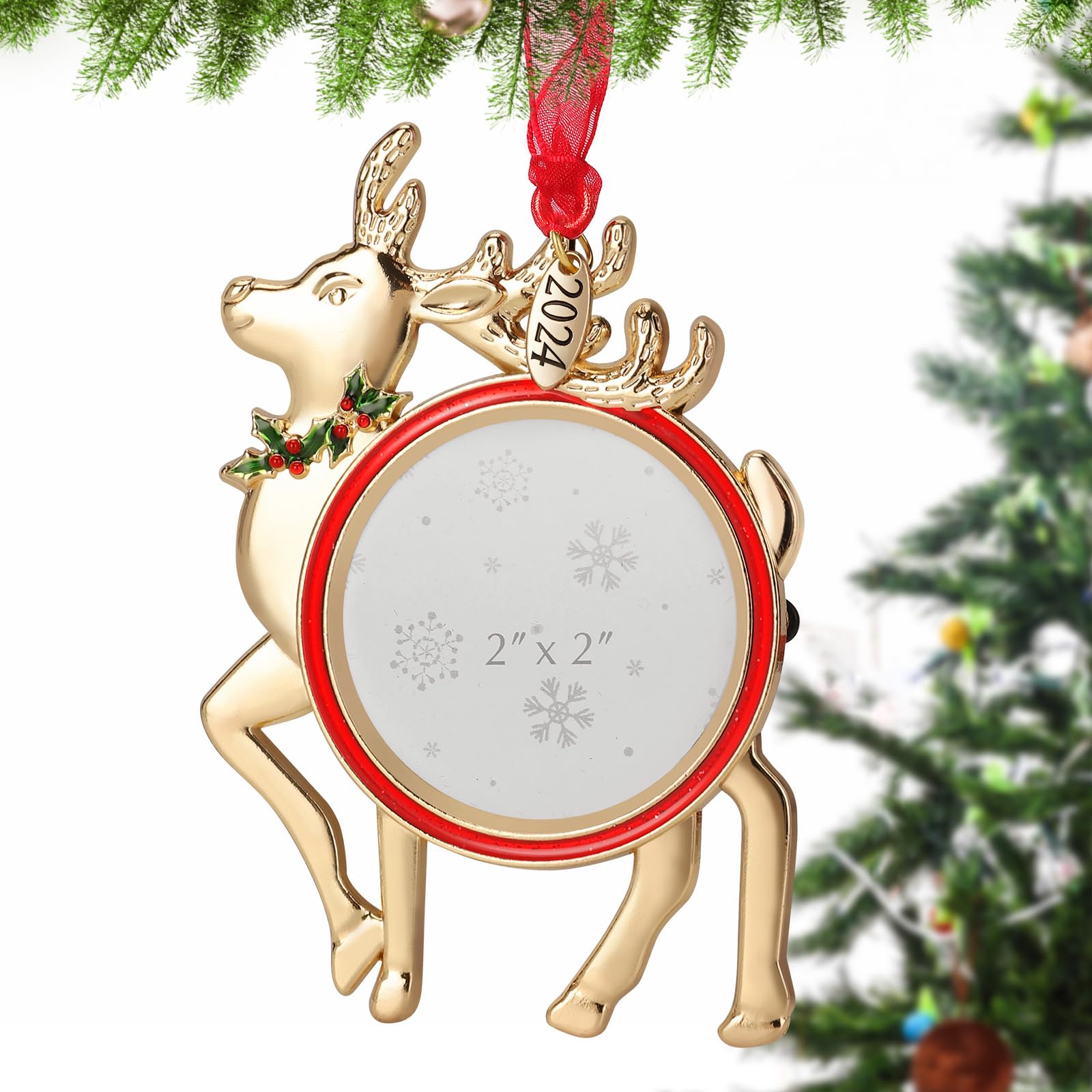 NEYEABL Christmas Tree Ornaments with 2