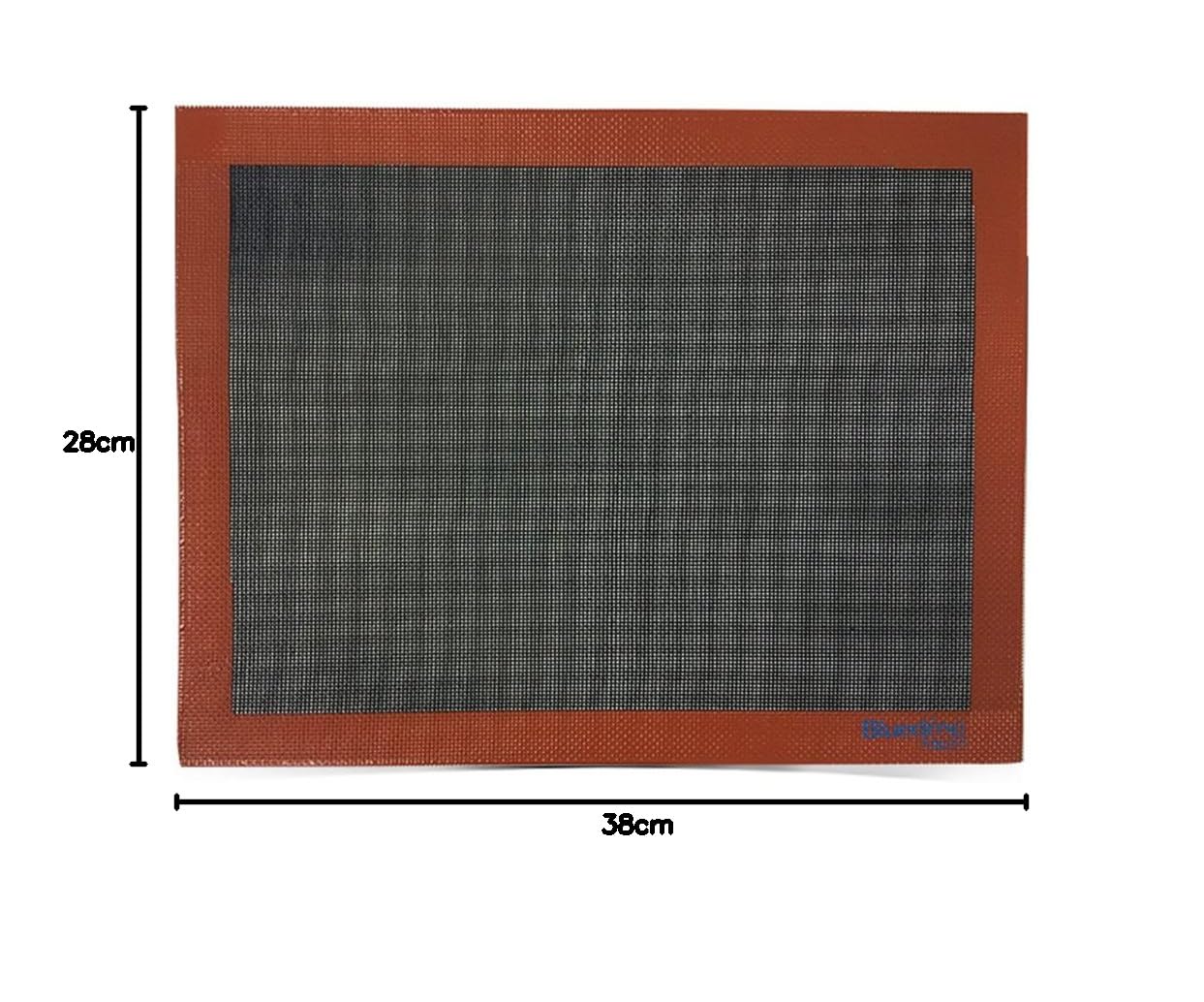 Bluedrop Alfombrilla de silicona antiadherente para hornear pan, forro para horno, malla de vapor perforada para bandeja de horno, 30 x 40 cm