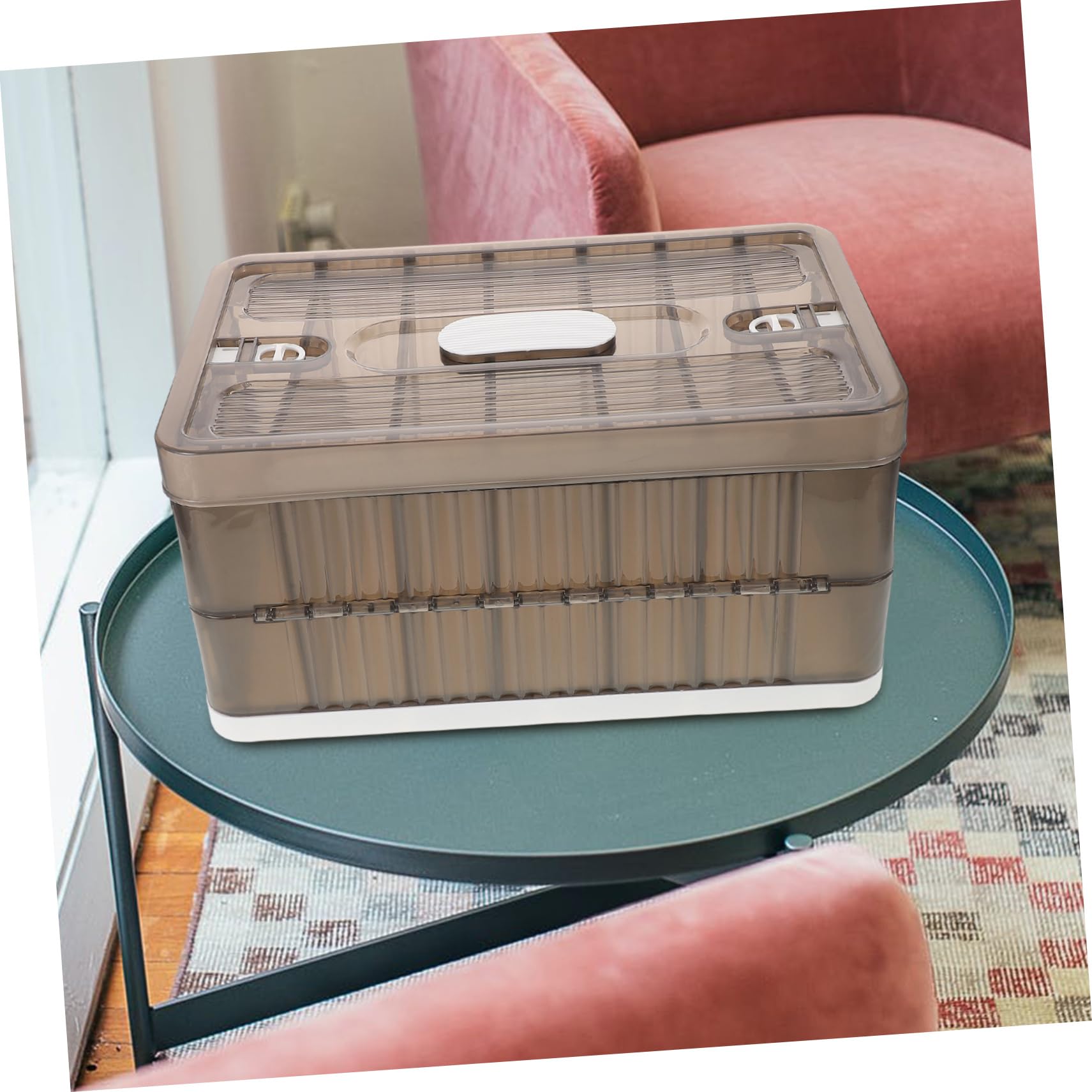 Scatola Portaoggetti Pieghevole Per Vestiti 7 Scomparti Organizer Per Guardaroba Cassetti Estraibili Organizer Per Biancheria Intima