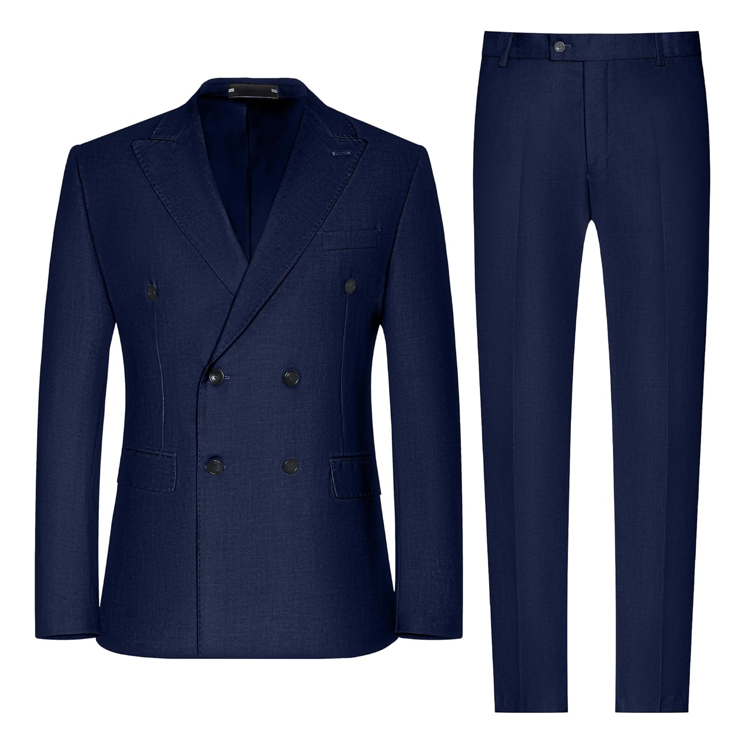 Mens Double Breasted Suit Slim Fit Solid Suit Jacket and Dress Pants 2 Piece Set Prom Wedding Suits for Men em promoção! Veja a oferta e mais achadinhos de Alfaiataria & Formal 2 Hoje é o melhor dia para comprar Mens Double Breasted Suit Slim Fit Solid Suit Jacket and Dress Pants 2 Piece Set Prom Wedding Suits for Men com aquele preço maroto! Promoção! Aproveite a oferta! 2