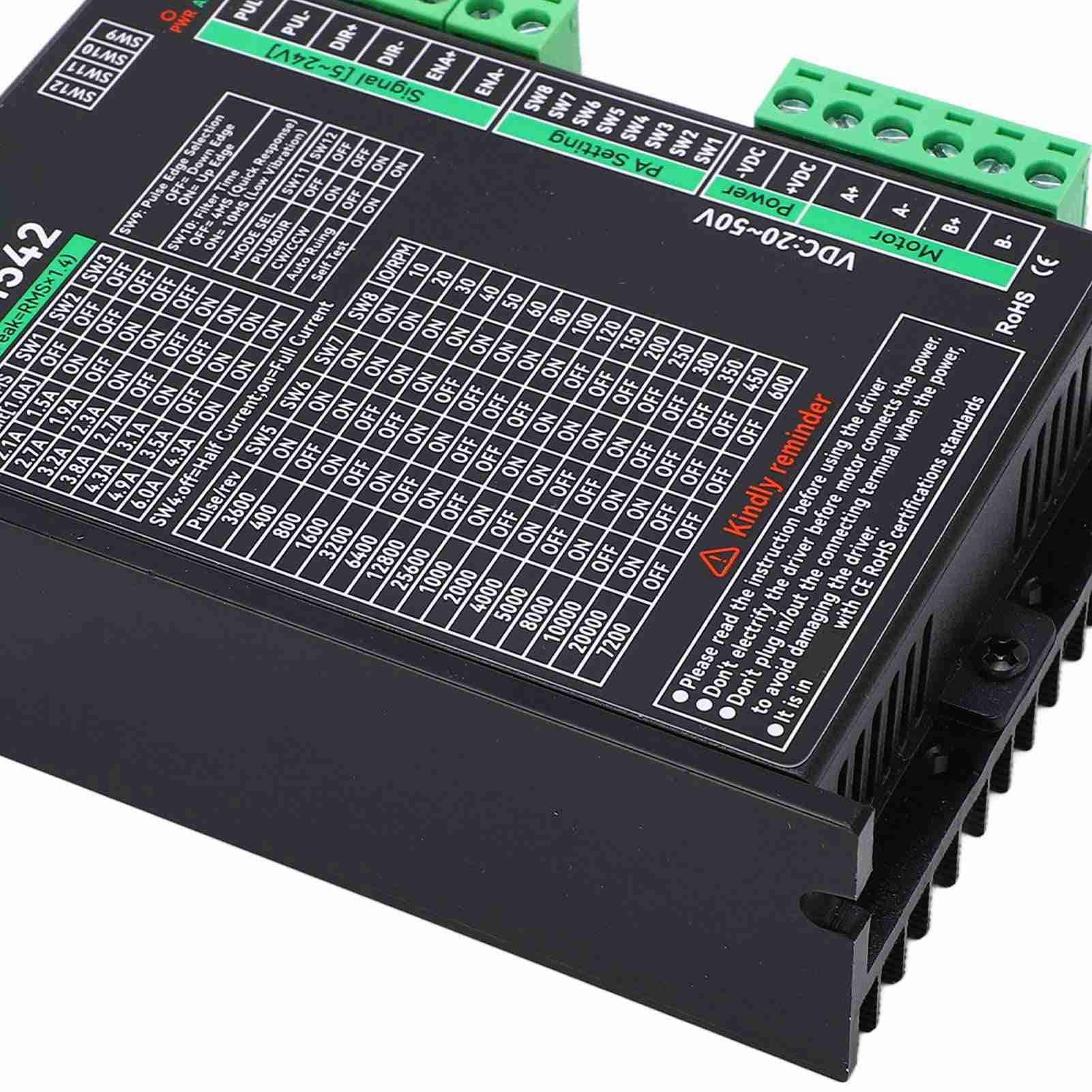 FTVOGUE Controlador de Motor Paso a Paso Controlador de Motor Digital