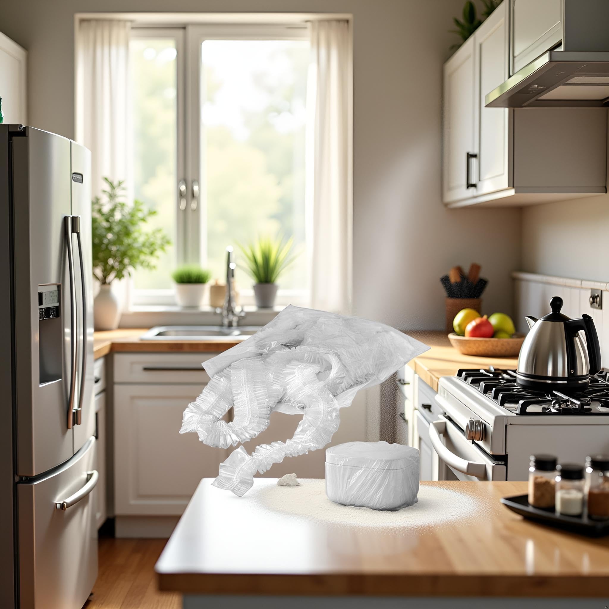 Cubiertas Desechables Para Electrodomésticos De Cocina, Transparentes