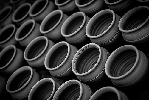 Miniatura 7 de SIO-2 PM - Arcilla negra para cerámica de bajo fuego, 4.0 libras (4.0 lbs)  Arcilla al horno para lanzar ruedas, construcción de manos y modelado,