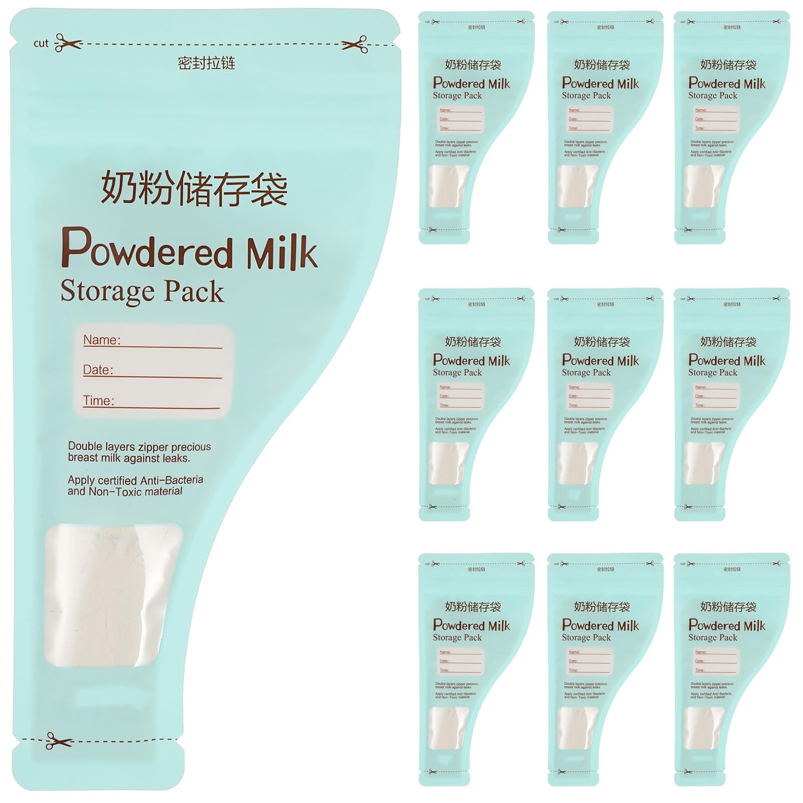 Kisangel Baby Milk Dispenser With Scoop - Portable Formula Container For Travel