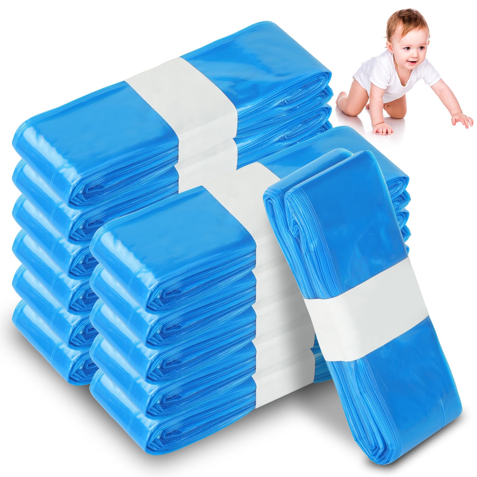 CIOXSOIO Windeleimer Nachfüllkassetten, Wickeleimer Nachfüllfolie Geruchsdichte Eingedickte, Baby-Windelmülleimer Kompatibel mit Angelcare,Tommee Tippee, LitterLocker