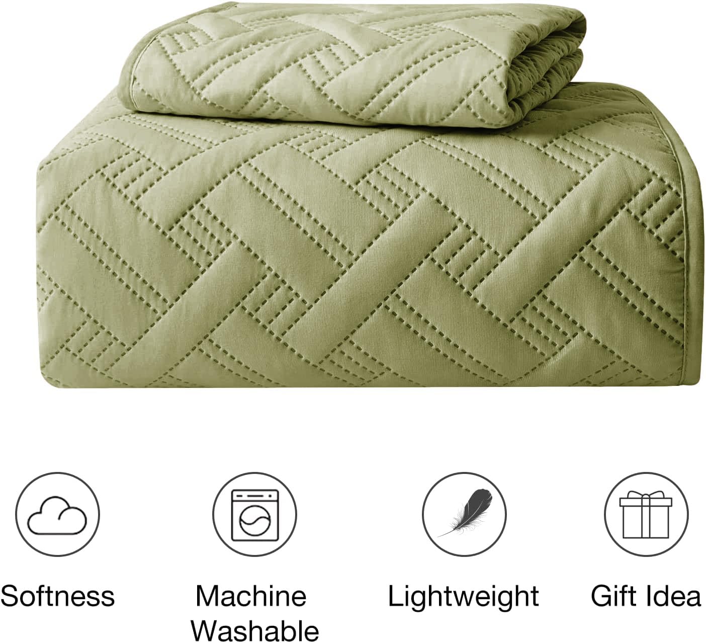 King Size Cotton Quilted Bed Cover - BSB HOME -3