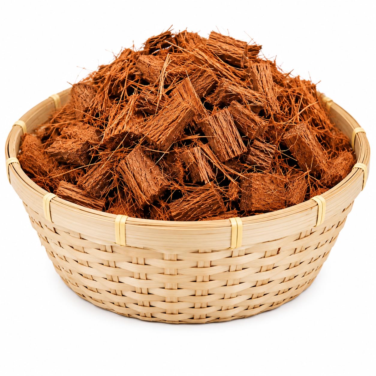 Natural Coconut Husk for Havan, Puja, Yagya, Orchid & Gardening | Chemical-Free Coconut Husk Chips | Long Burning Fire Starter for BBQ & Havan | Eco-Friendly | 480g Pack-picture-23