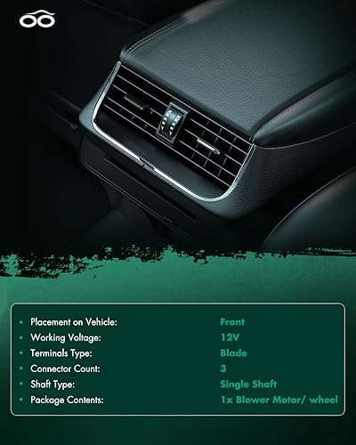 Vista 791 de SCITOO 700188 Reemplazo del motor del ventilador HVAC con jaula de ventilador para Toyota Tacoma 2005-2015, reemplazo OE - 87103-04043, 87103-04044