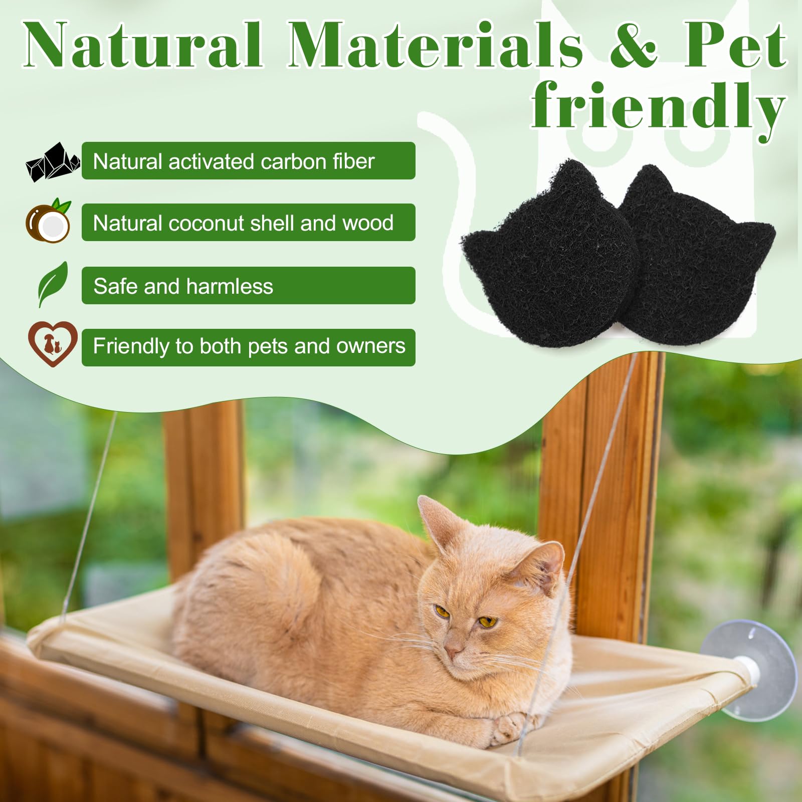 12-Pack Universal Cat Litter Box Carbon Filters – Stick-On Activated Charcoal Odor Absorbing Pads, Compatible with Most Litter Boxes and Pans - image 5