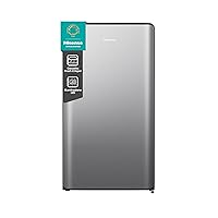 Hisense RR106D4CDE Frigorifero silver shadow a porta singola con design curvilineo