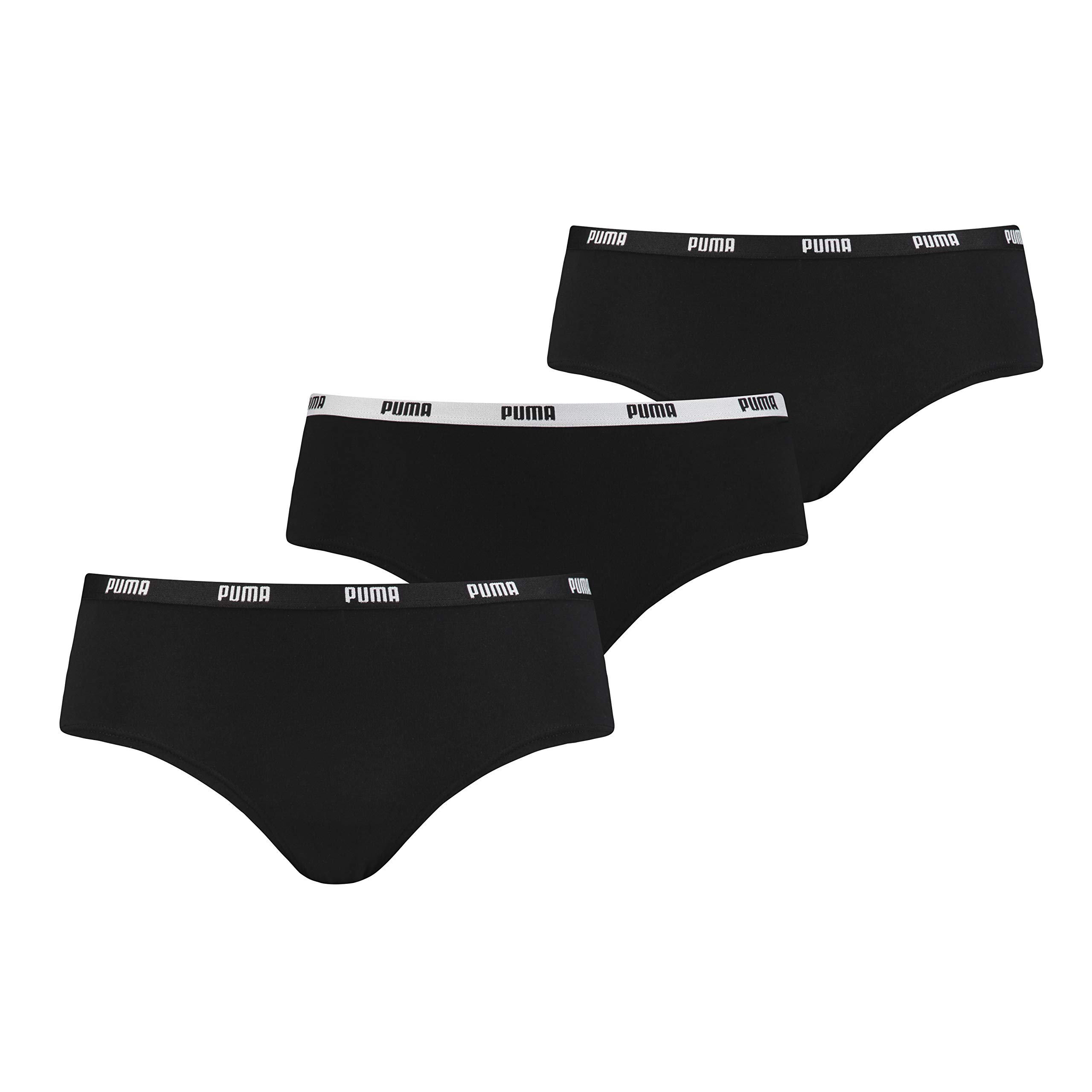 PUMA Women's Underwear 3 Hipster Briefs Value Pack