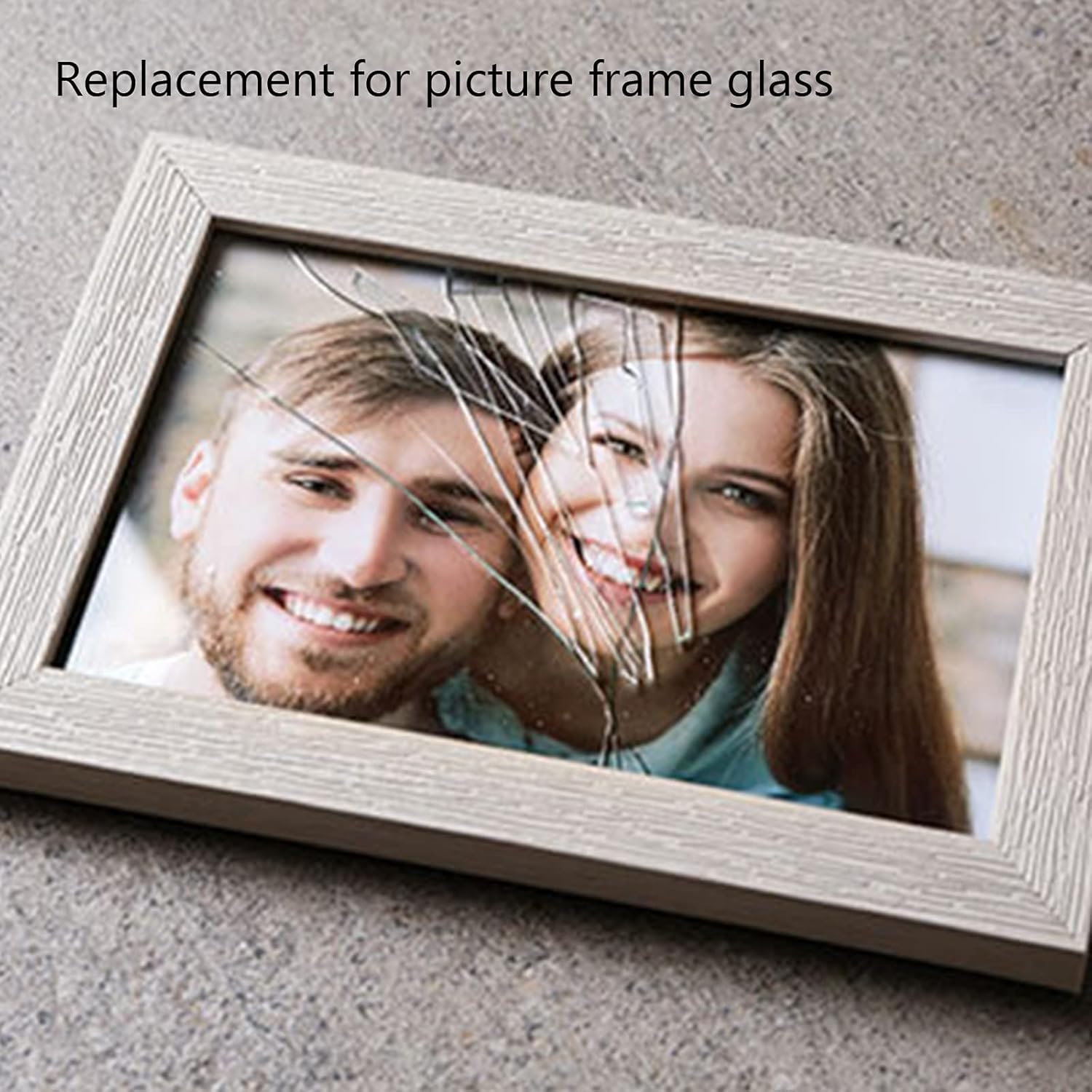 SUNYOK 6pcs Clear Acrylic Sheets,2mm Thick Perspex Sheet 5 x 7 inch