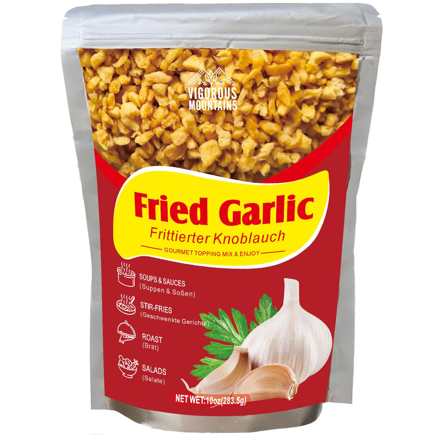 VIGOROUS MOUNTAINS Gebratene Knoblauch 283.5g