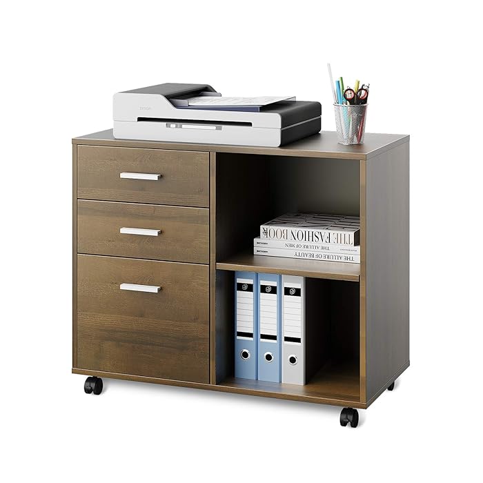 Buy DEVAISE 3Drawer Wood File Mobile Lateral Filing