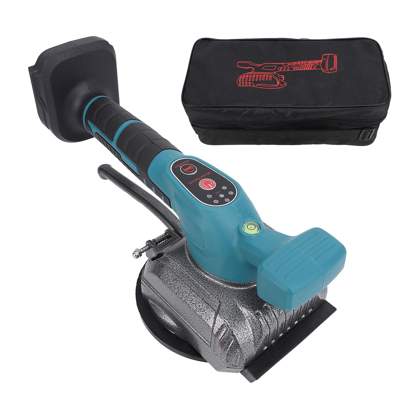 Acouto Livellatrice per Piastrelle 5 velocità Forte Aspirazione Cordless Ventosa per Piastrelle Strumento di Installazione Vibrante per Livellare Le Caratteristiche di Livellamento Le Impostazioni