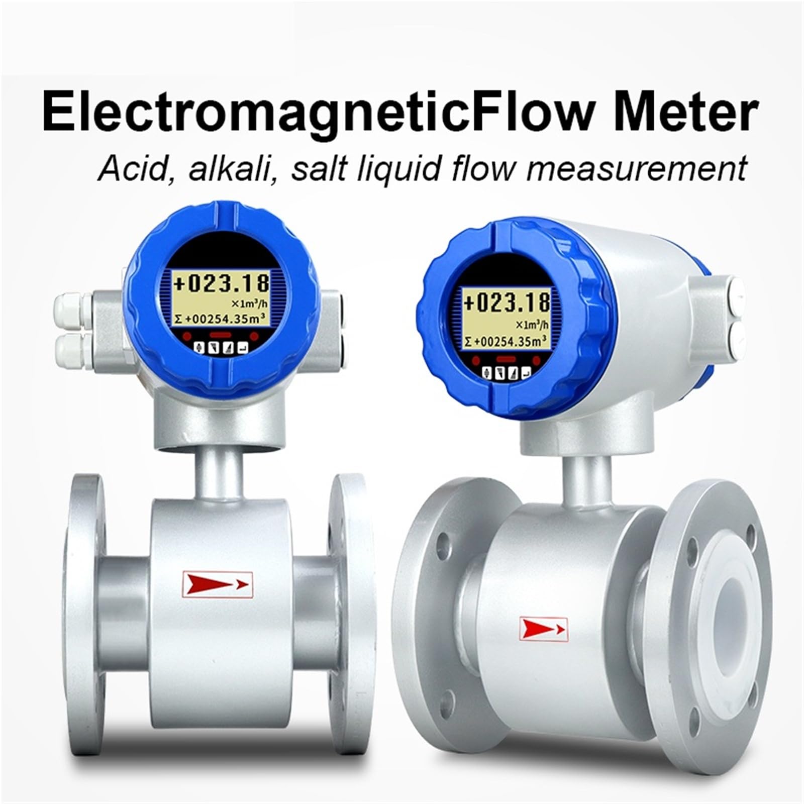 Medidor De Flujo Electromagnético, 4-20mA, Pulso, RS485