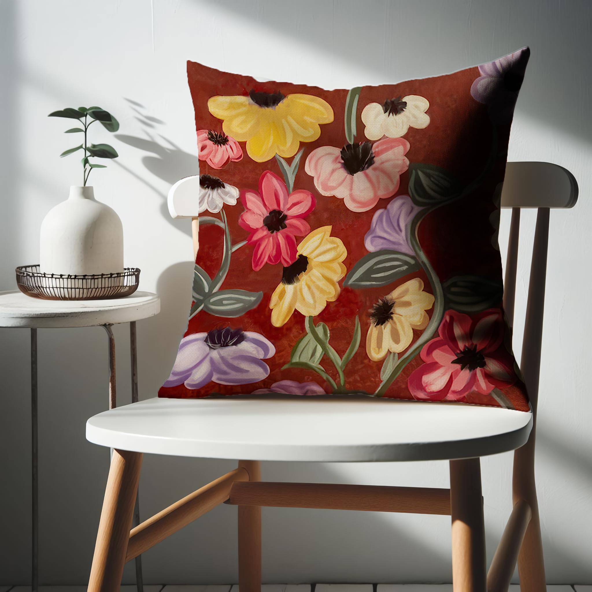 Amazon.com: Bzelkry Flower Pillow Cover, Surprise Song Piano