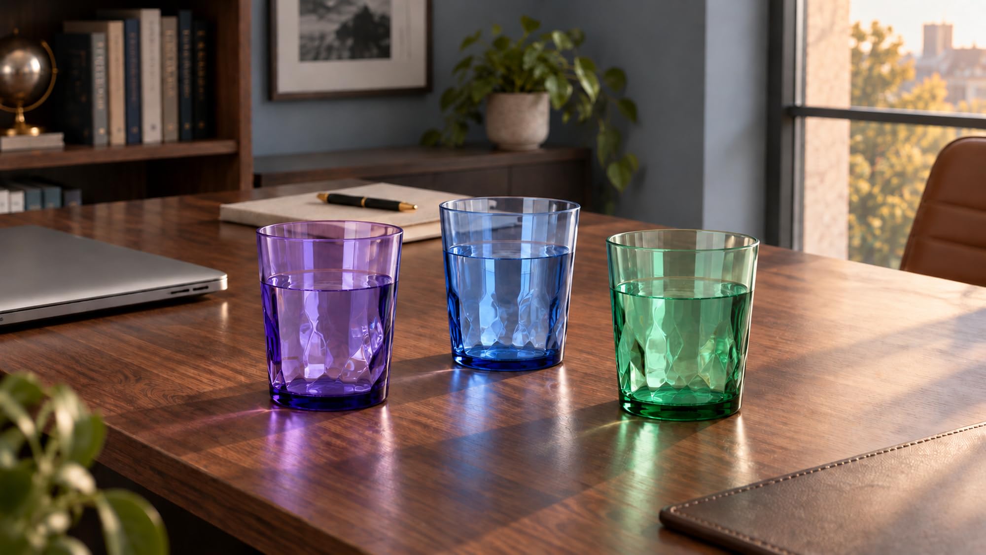 Premium Drinking Glasses - Set of 6 (Unbreakable) -8