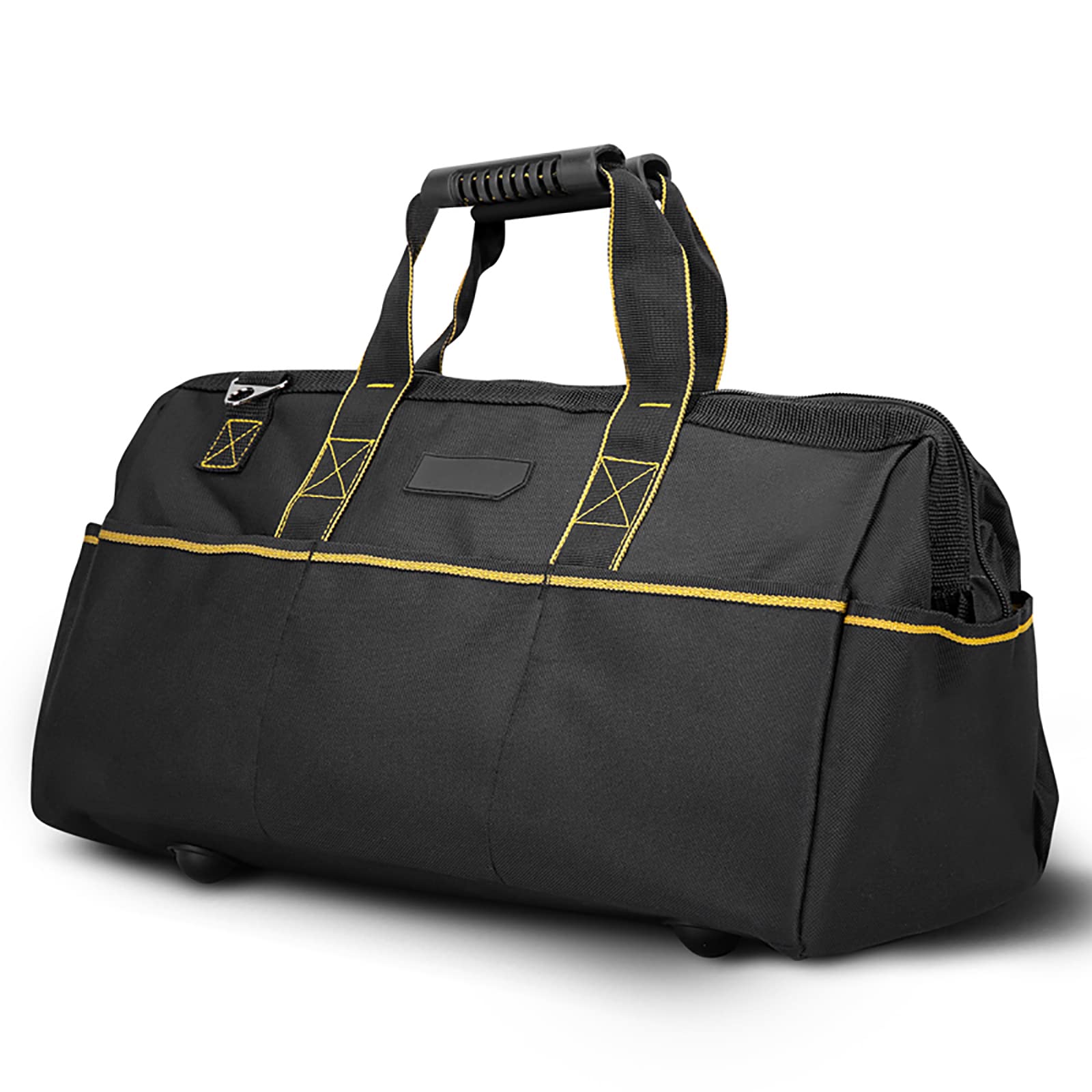 Borsa Porta attrezzi,Multi-tasca Borsa lavoro,Borsa Attrezzi organizer per impieghi gravosi resistente all'abrasione a bocca larga per elettricisti, carpentieri, addetti alla manutenzione