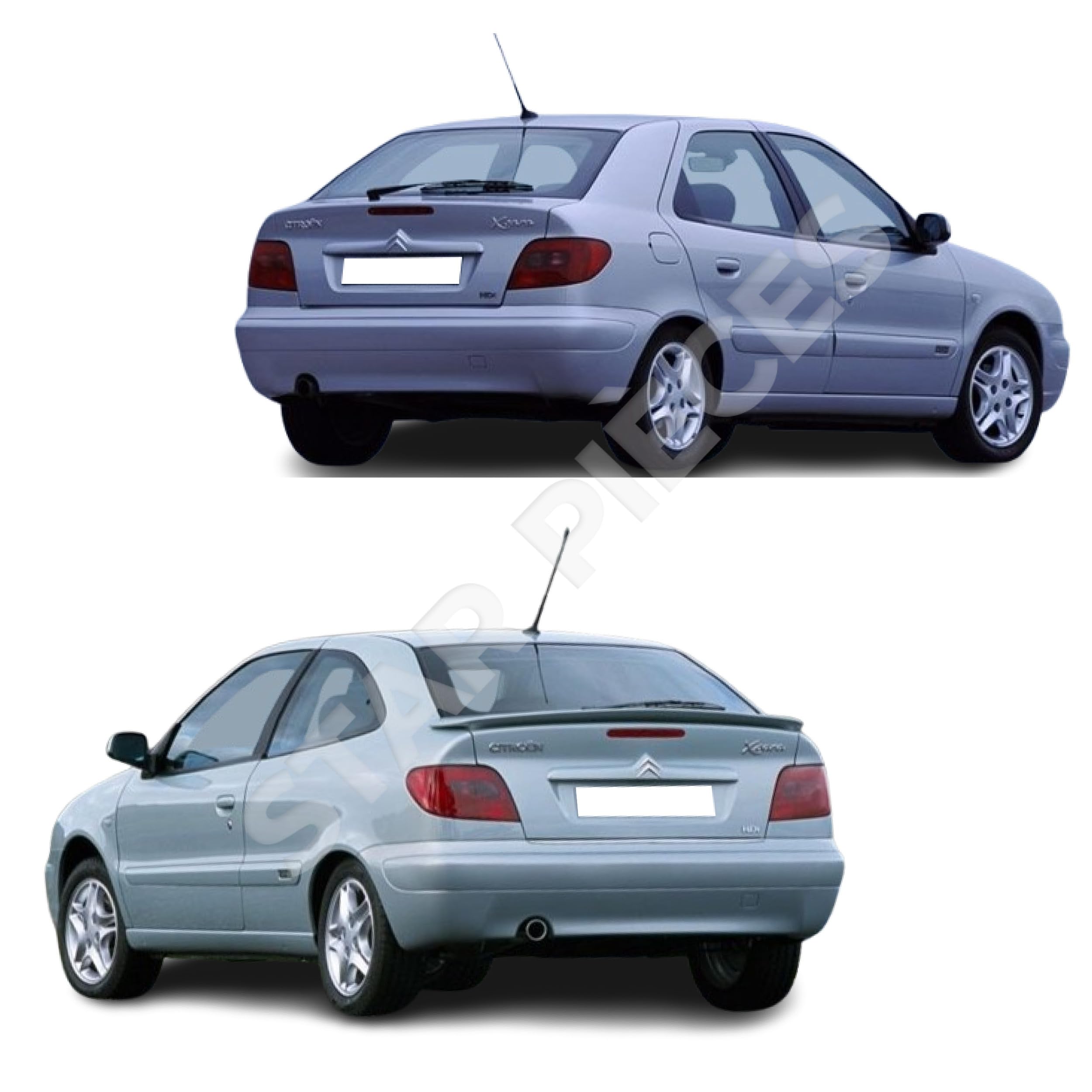2 verins de coffre compatibles pour Xsara (Berline et Coupé) (1997-2006) Vérins de hayon. 8731E3, 873100