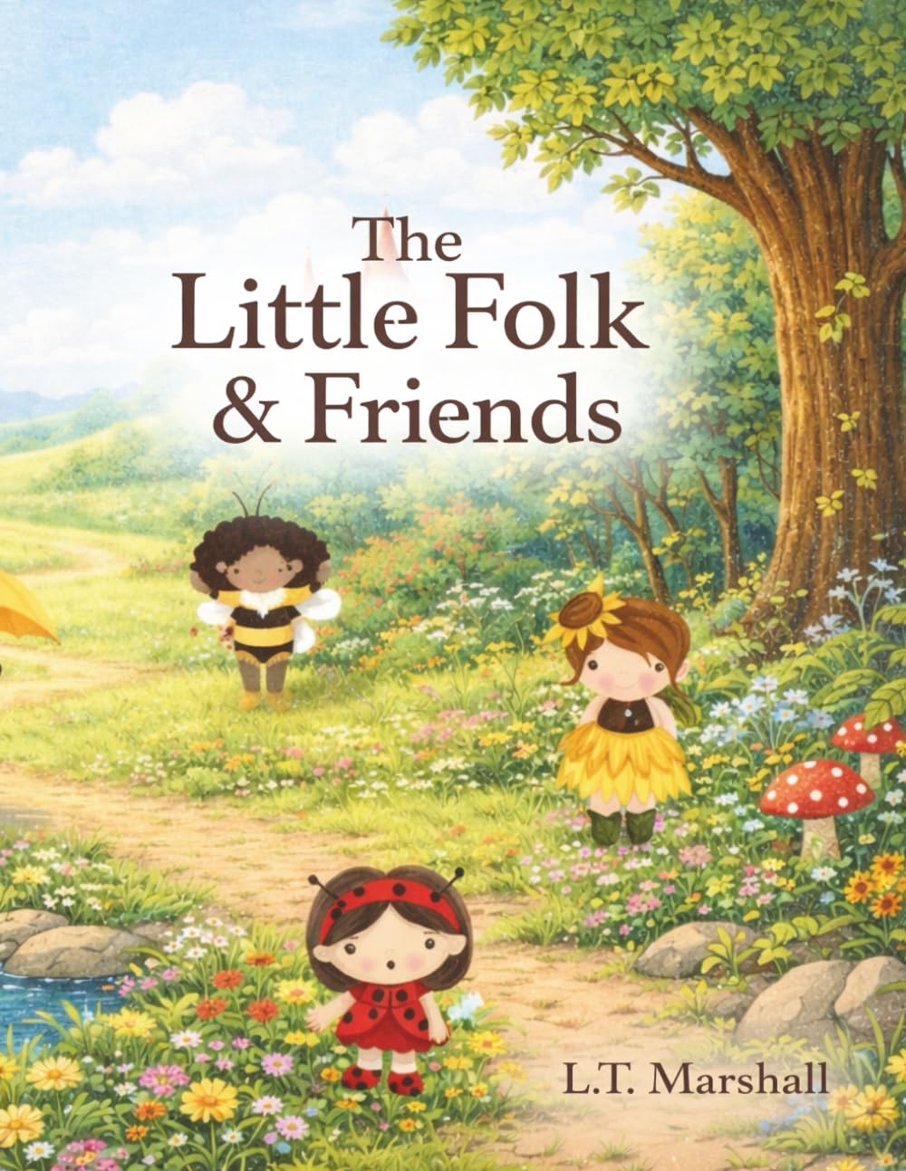 Little Folk & friends: A whimsical colouring book
