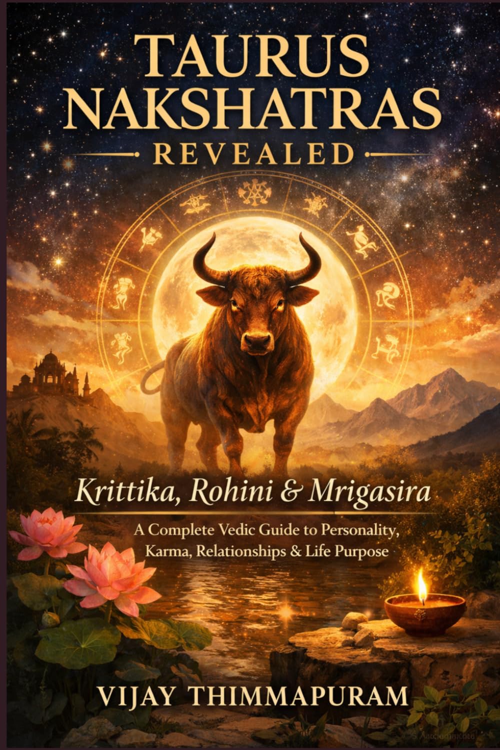 TAURUS NAKSHATRAS REVEALED: Krittika, Rohini & Mrigasira: A Complete Vedic Guide to Personality, Karma, Relationships & Life Purpose (The Nakshatra Wisdom Series)