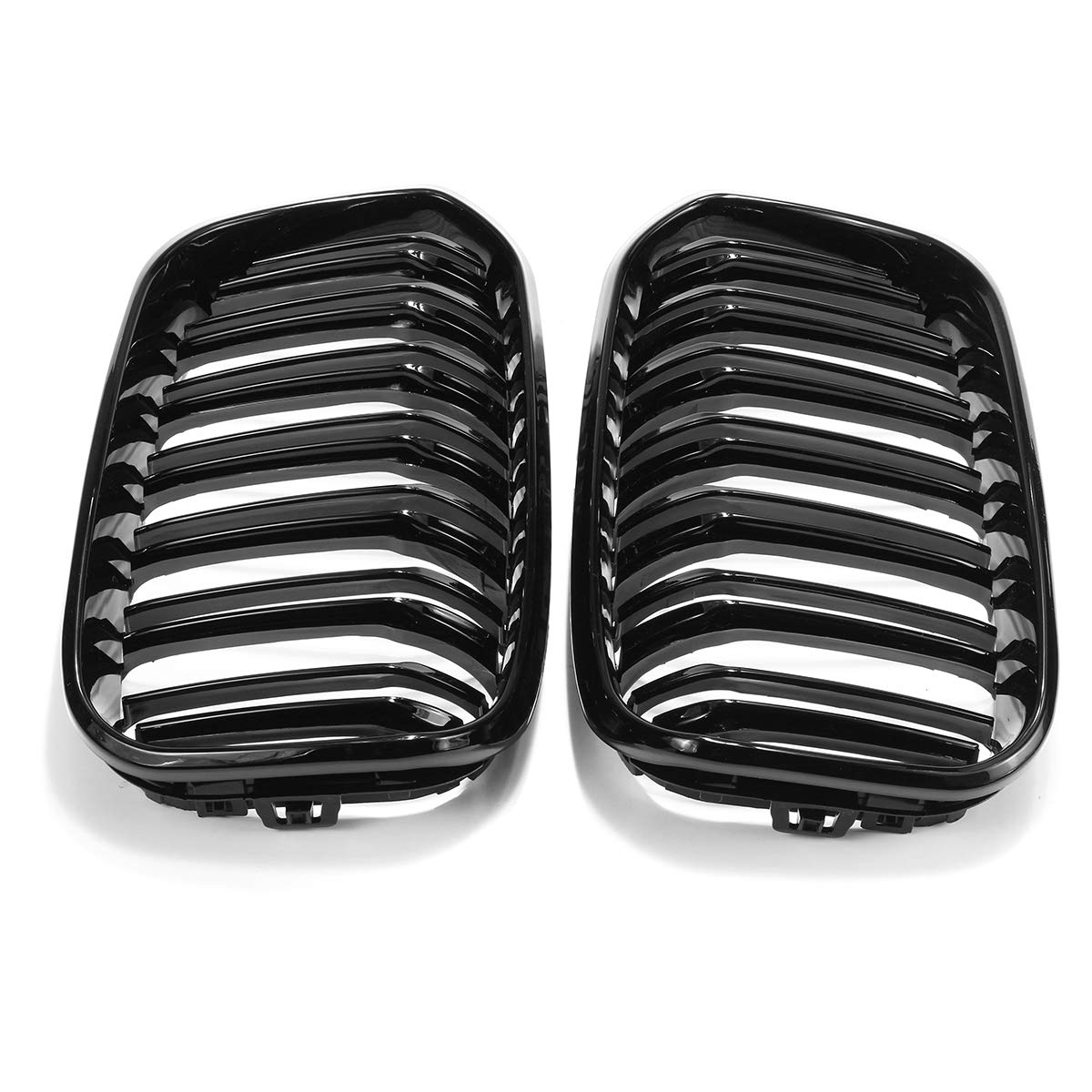 Viviance Gril Grill Reinney Negro Delantero Brillante para BMW Facelift F20 F21 Hayon 15-17 LCI 118i 120i 125i M135i
