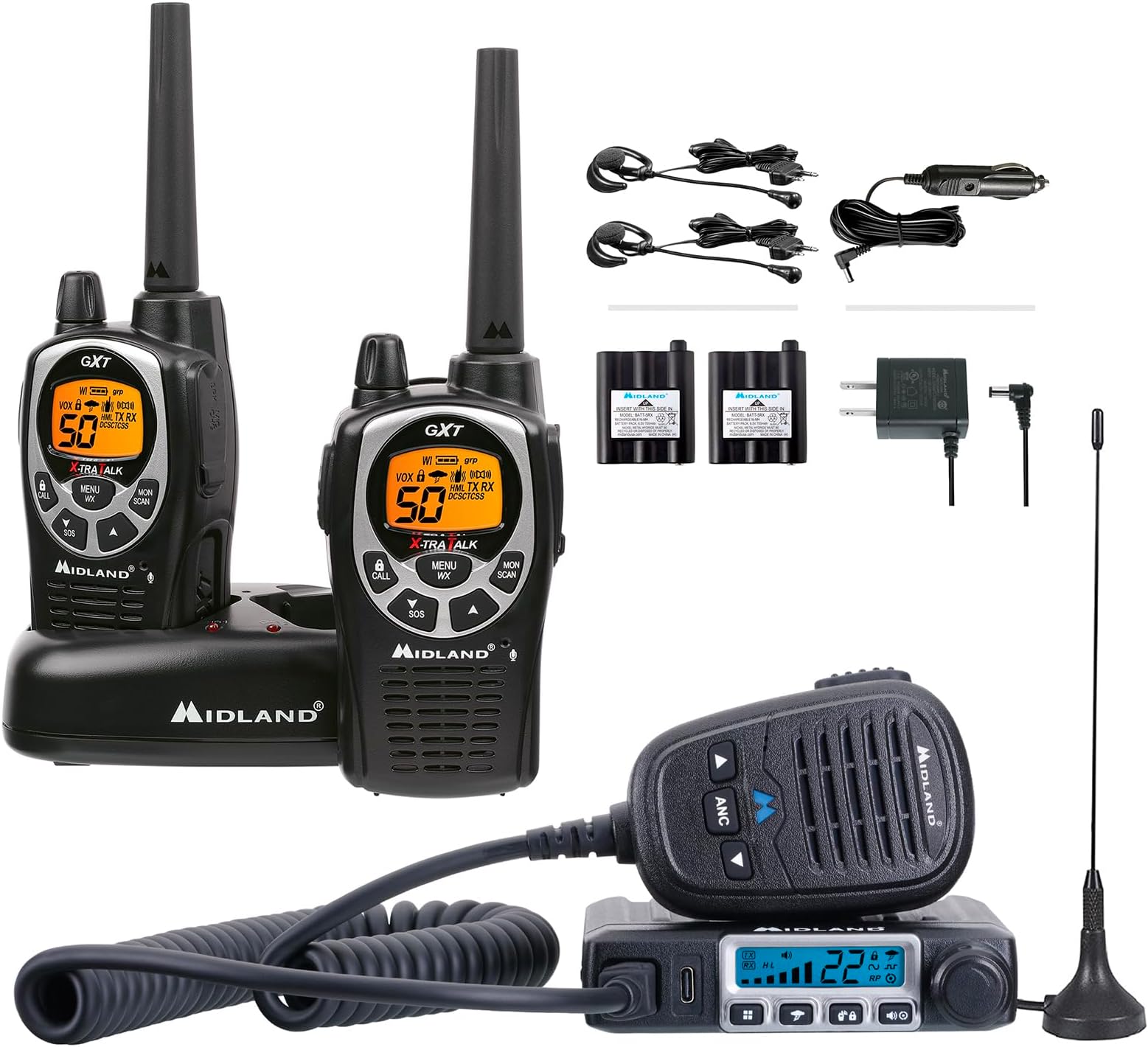 Midland® TwoWay Radio Bundle MicroMobile® MXT115