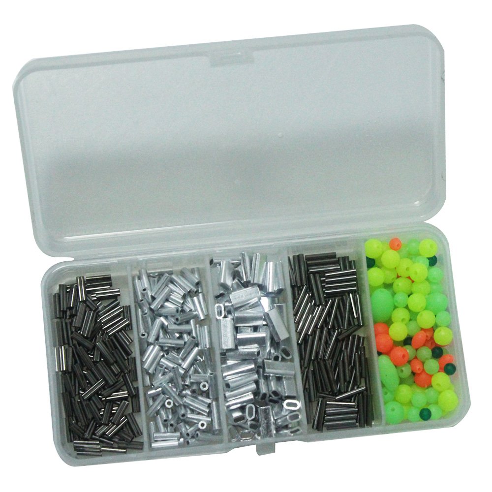 Shaddock Fishing Drut Leader Lina Ręczne szczypce do zaciskania Zestaw narzędzi do miedzianych i aluminiowych owalnych tulei i rękawów zatrzymujących od 0,1 mm do 2,2 mm (zestaw szczypiec do zaciskania ze stali nierdzewnej)