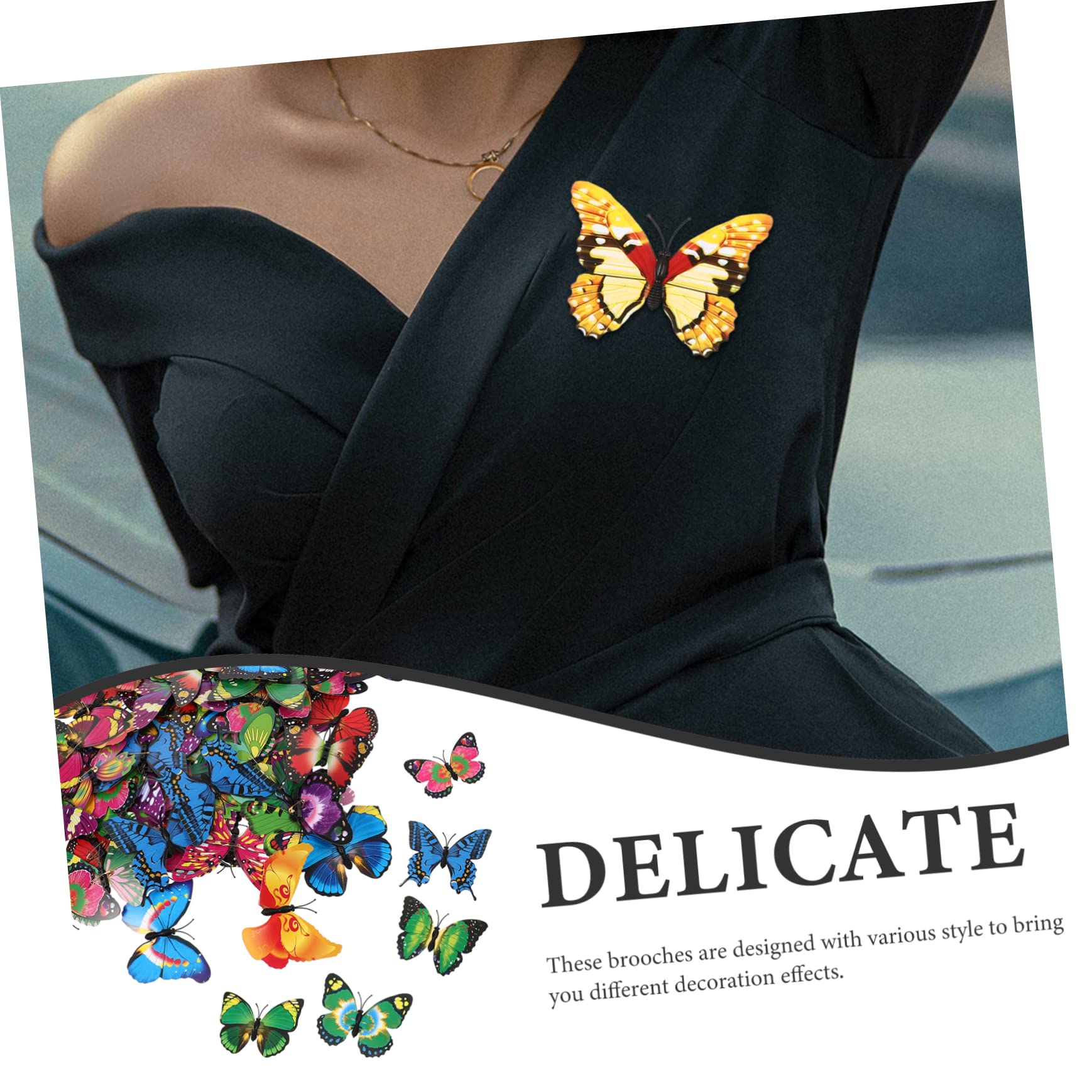 GALPADA Broches de Plástico Forma de, 100 Piezas Pvc | Decoración para Mochilas y Sombreros, Diseño Delicado de Varios Estilos, Fácil de Llevar y No se Deforma