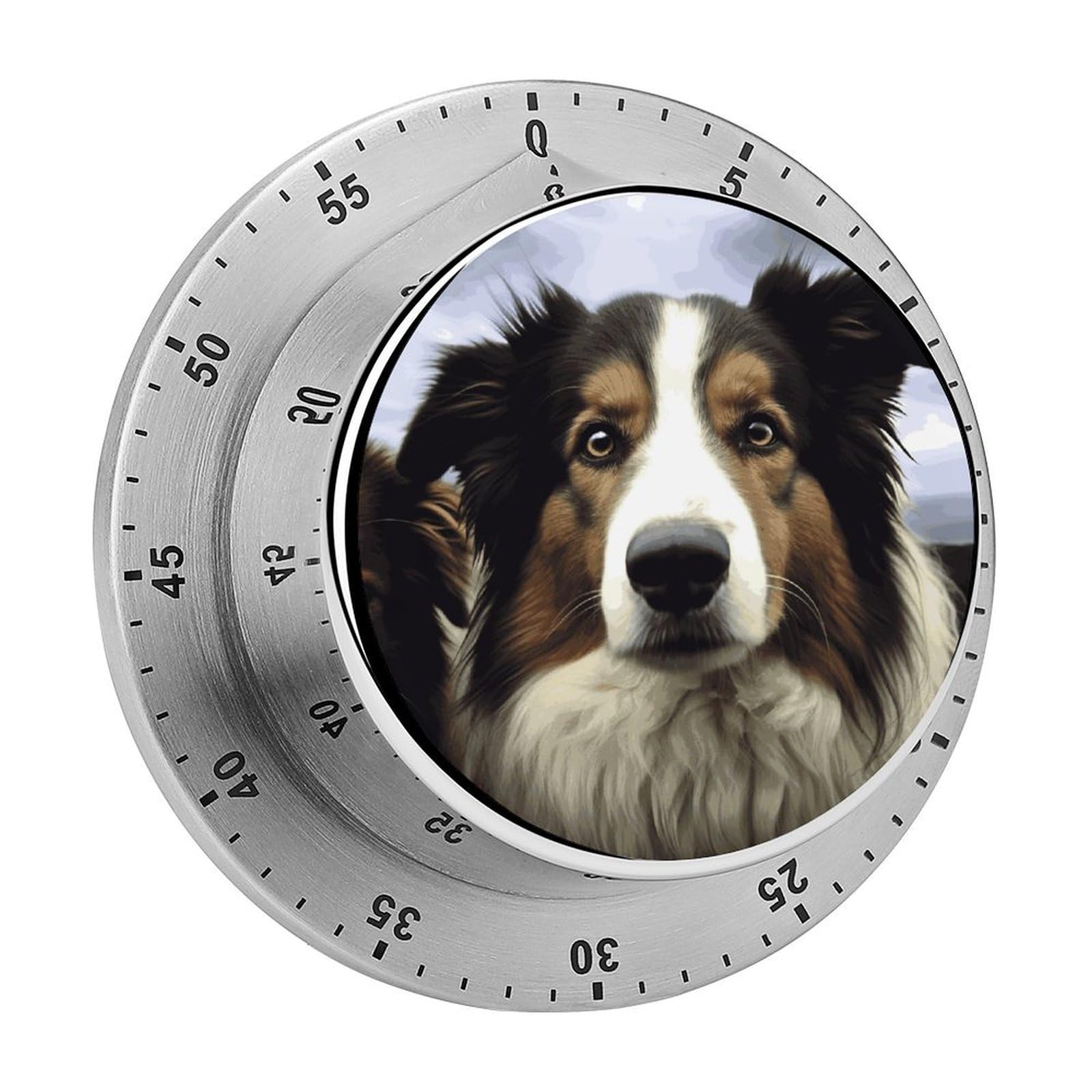 Adfgyerh Style Sheep Dog Timer For Cooking, Kitchen Timer Magnetic No Batteries Required, Mechanical Timer With Loud Alarm, For Fitness Baking Exercise Oven