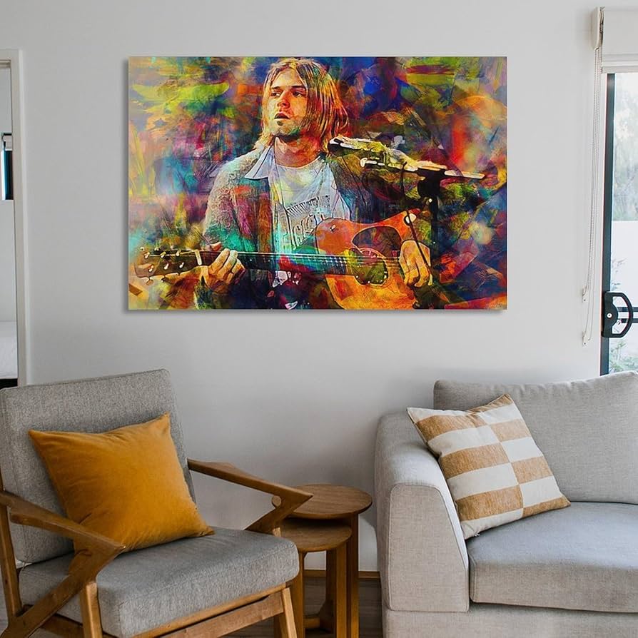 ニルヴァーナ NIRVANA カートコバーン 特大 ポスター インテリア Amazon.co.jp: ニルヴァーナカートコバーン音楽ポスター壁の絵