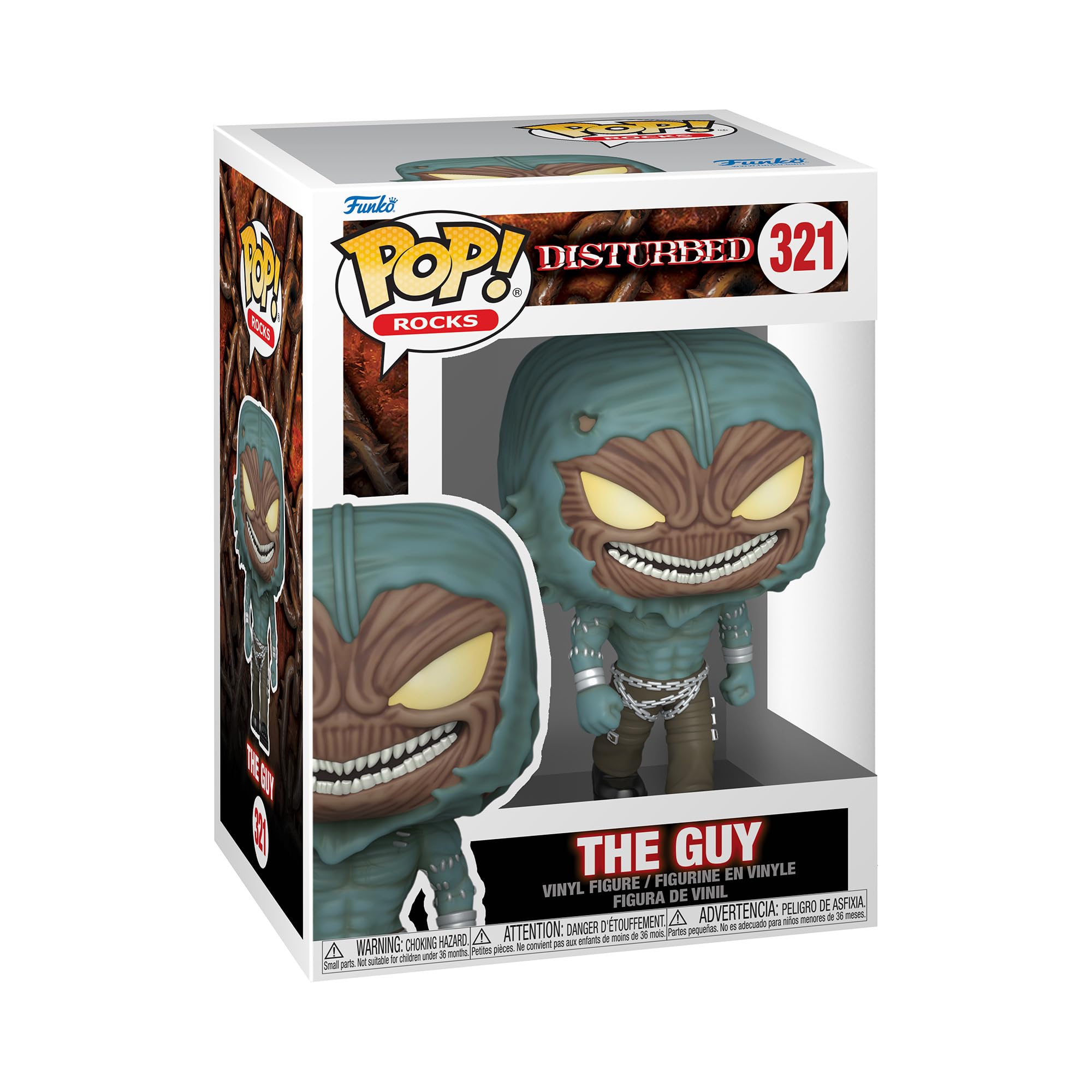 POP! Rocks: Disturbed - the Guy - Collectable Vinyl Figure - Gift Idea - Official Merchandise - Toys for Kids & Adults - Music Fans - Model Figure for Collectors and Display