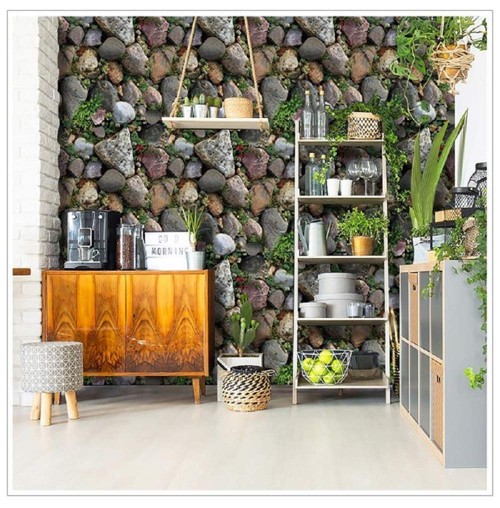 Impression Vinyl Peel And Stick, Self Adhesive 3D Triangle Stone Garden Waterproof HD Wallpaper, 200 x 45 cm (B089R96ZJJ) Amazon Price History, Amazon Price Tracker