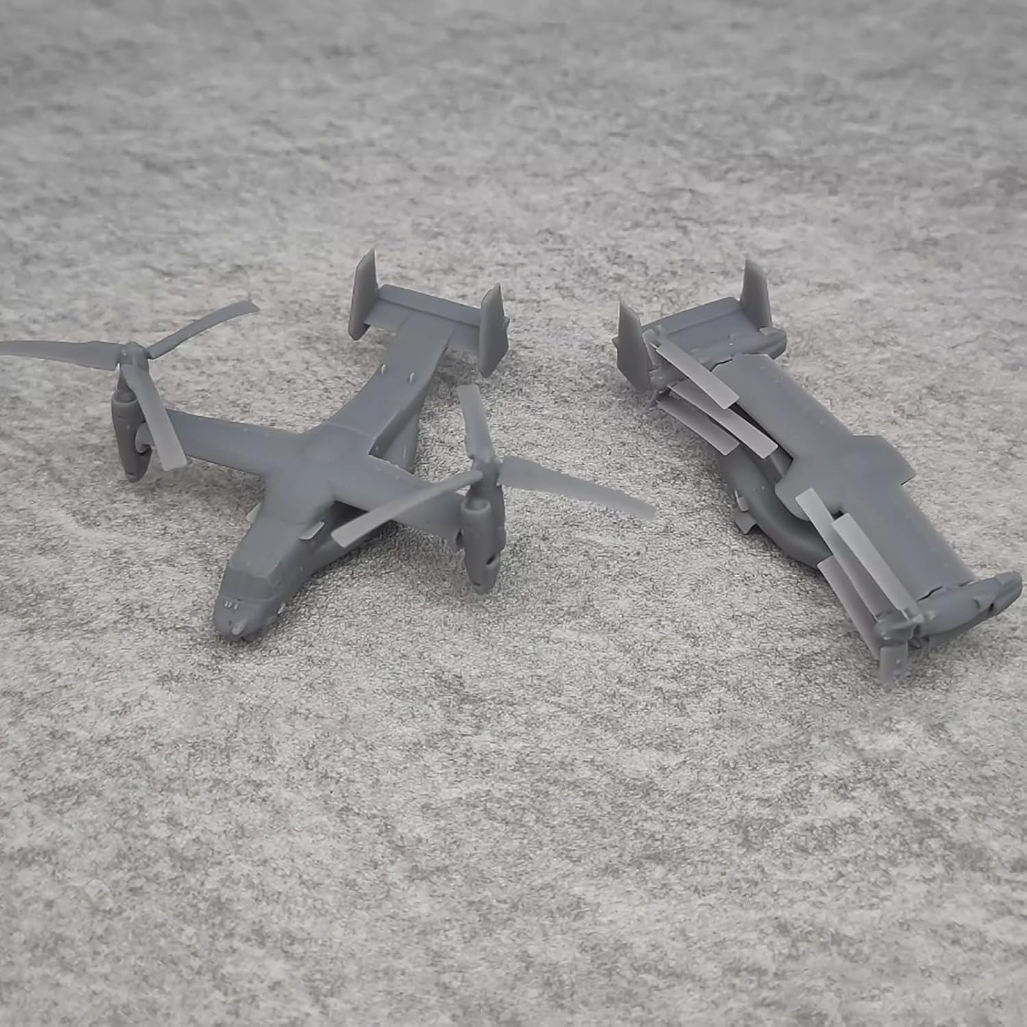 10PCS DIY Model Folded Wing V-22 Transport Helicopter Model Military Multipurpose Aircraft Model Military Model Display(1/700 (25mm))
