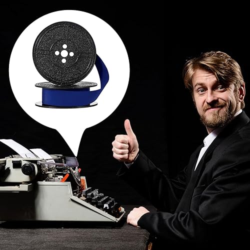 Vista 18 de Tenare Paquete de 4 pares de cintas universales para máquina de escribir (rojo, negro)