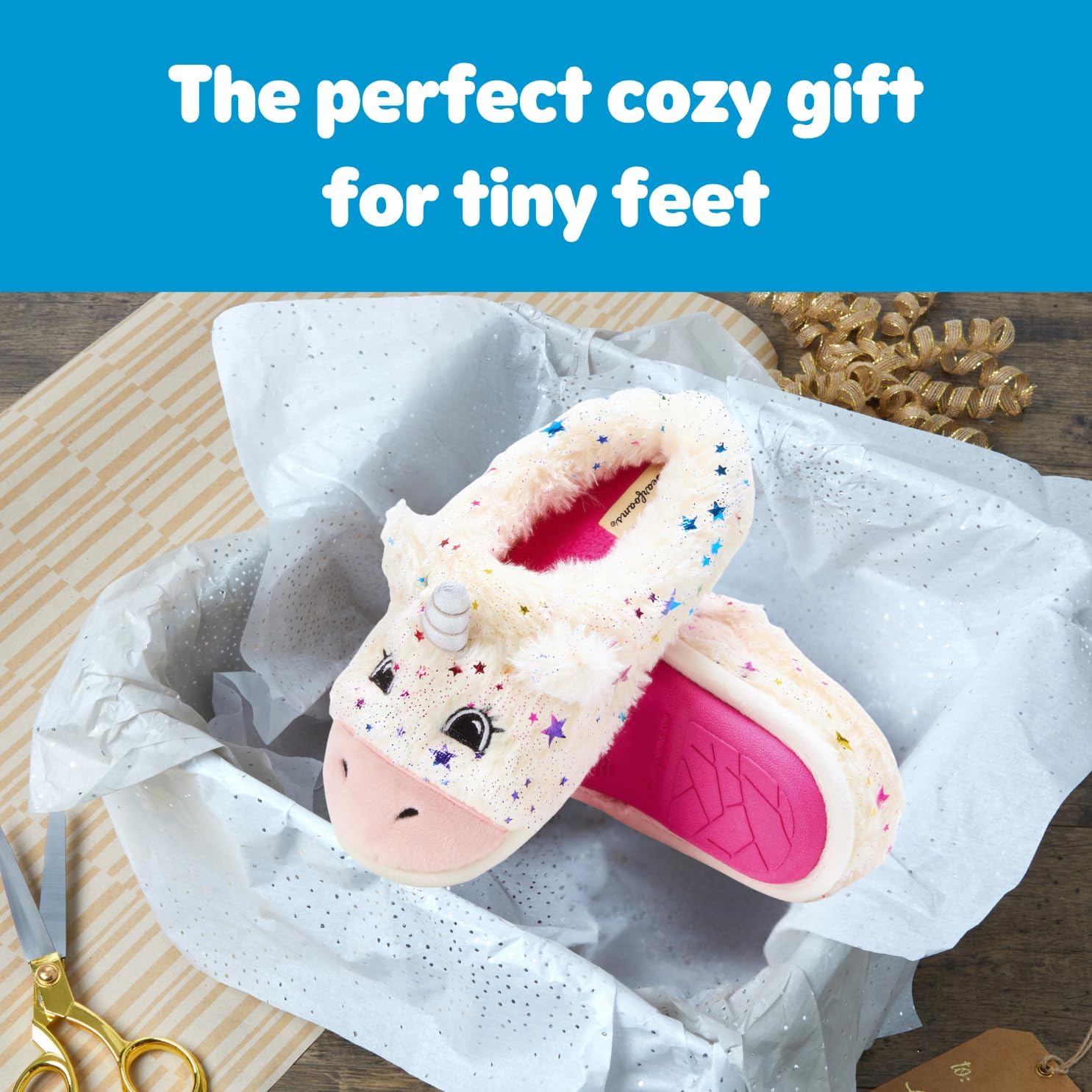 Dearfoams unisex-child Kids Toddlers Whimsical Animal Critter Washable Slipper - Image 3